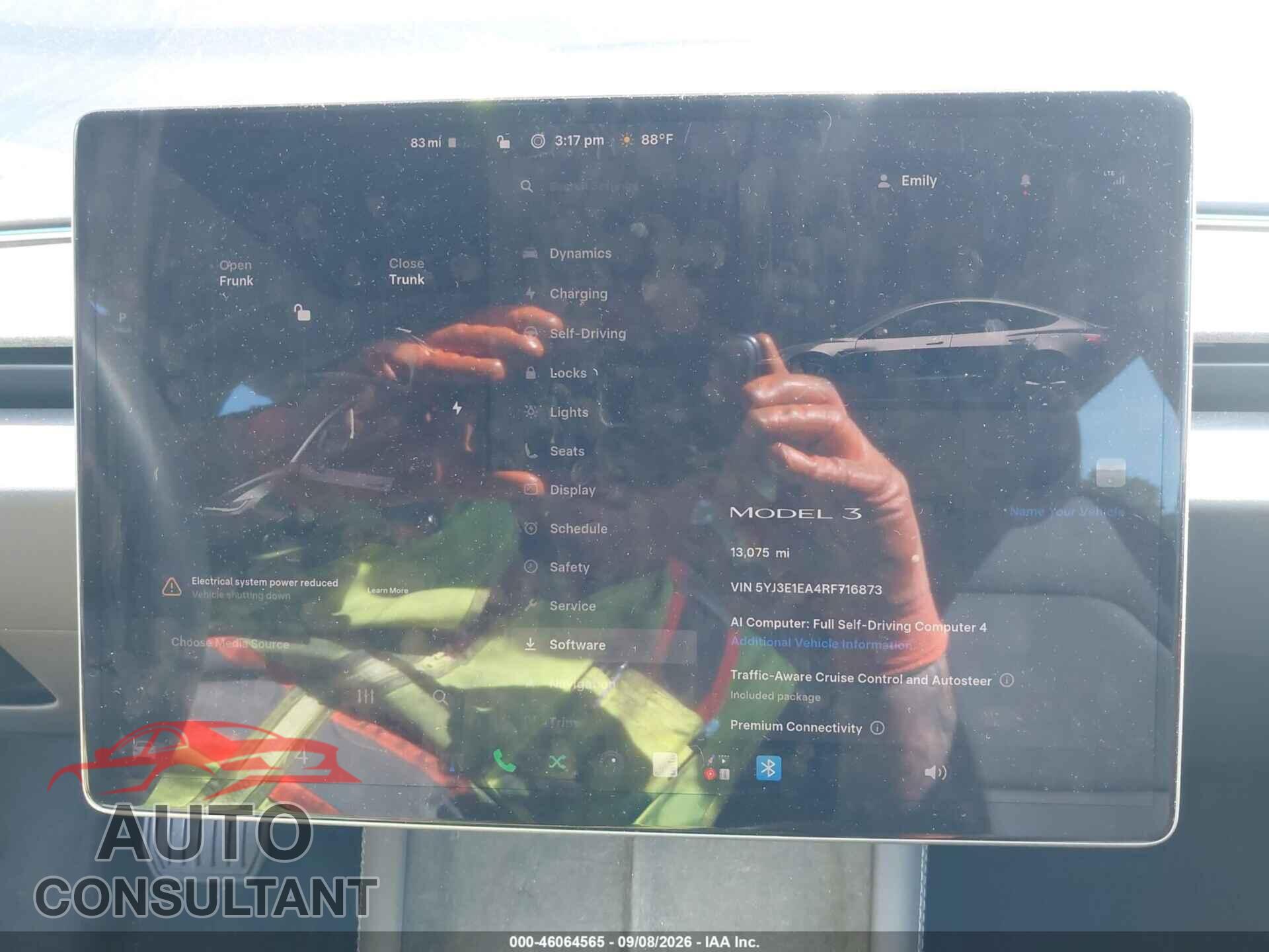 TESLA MODEL 3 2024 - 5YJ3E1EA4RF716873