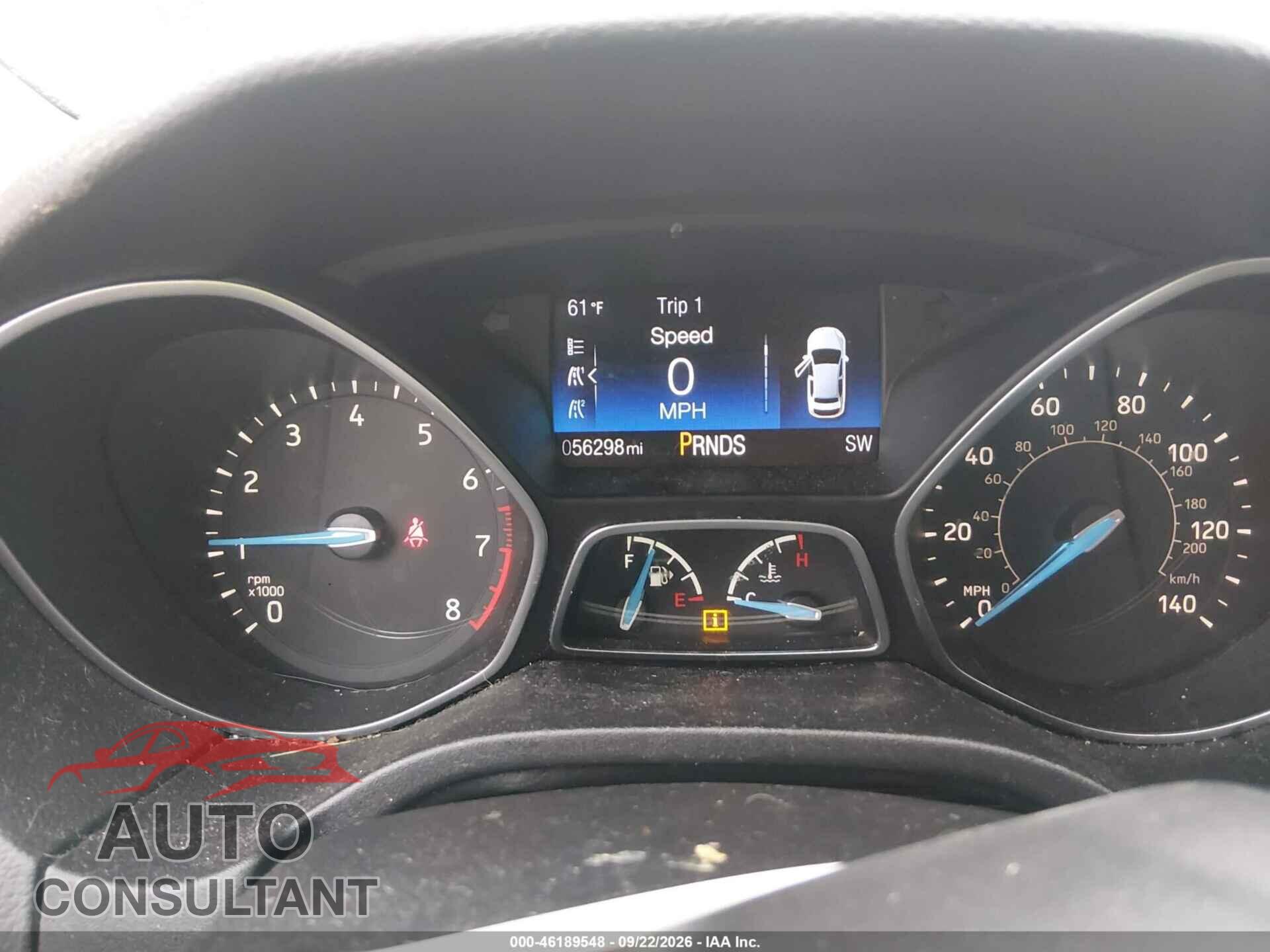 FORD FOCUS 2017 - 1FADP3FE1HL275927