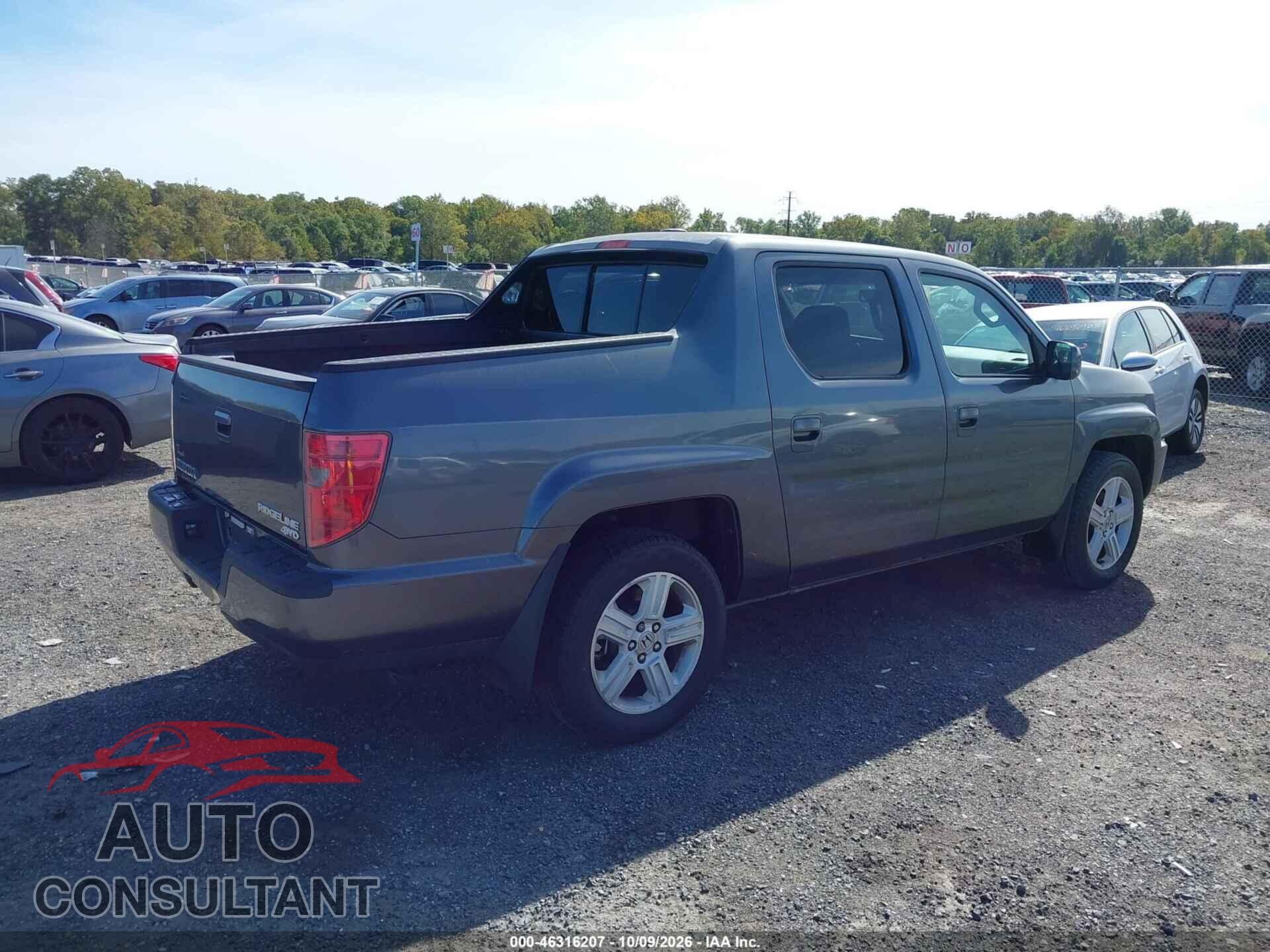 HONDA RIDGELINE 2011 - 5FPYK1F56BB001493