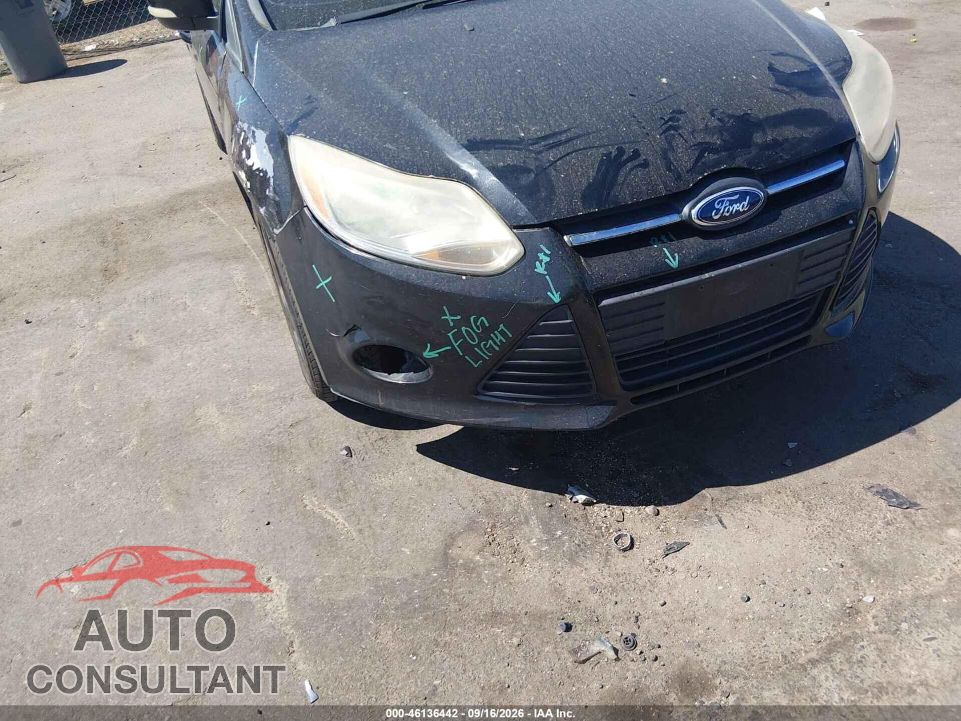 FORD FOCUS 2013 - 1FADP3F29DL285122