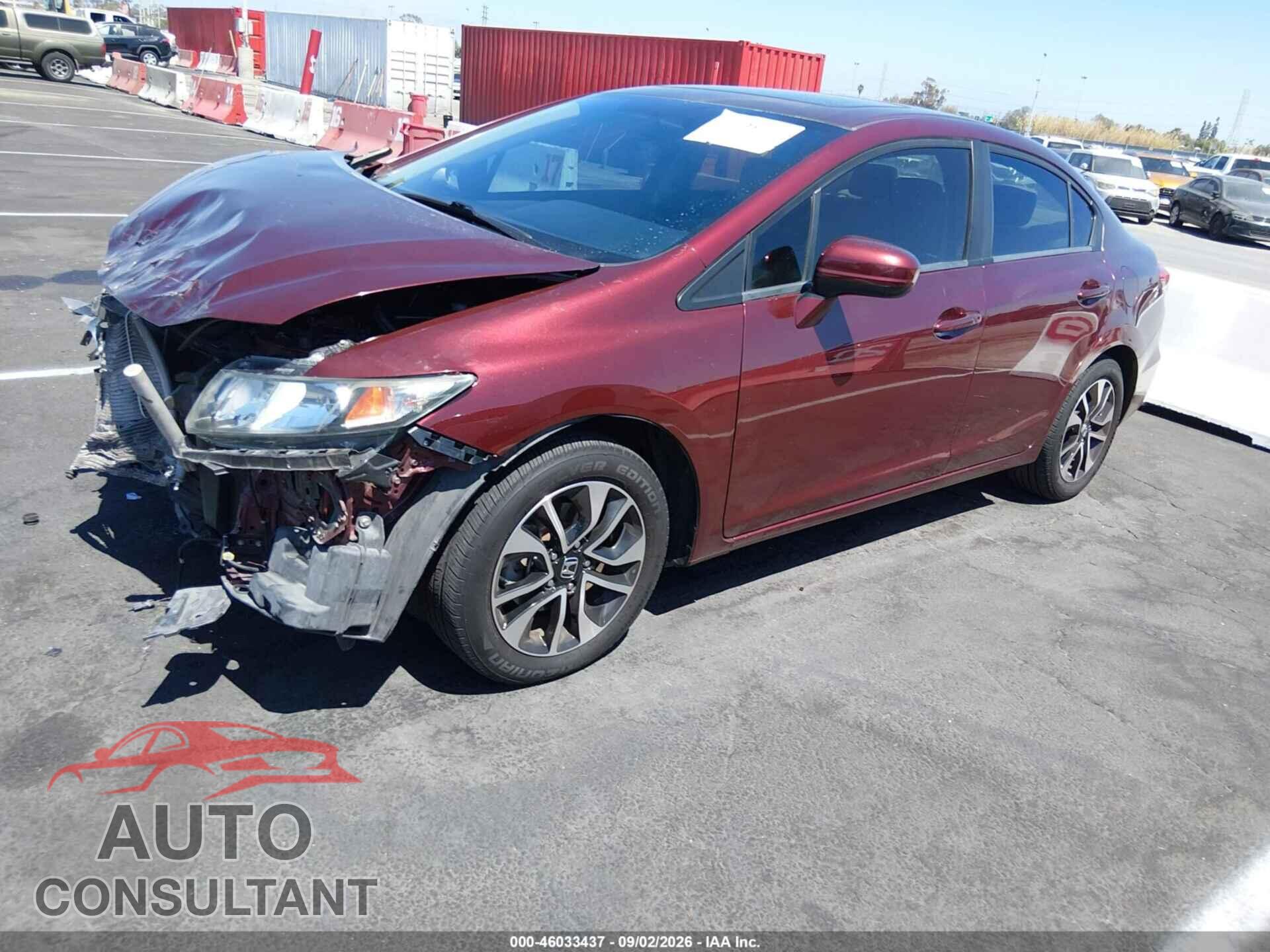 HONDA CIVIC 2015 - 2HGFB2F87FH542005