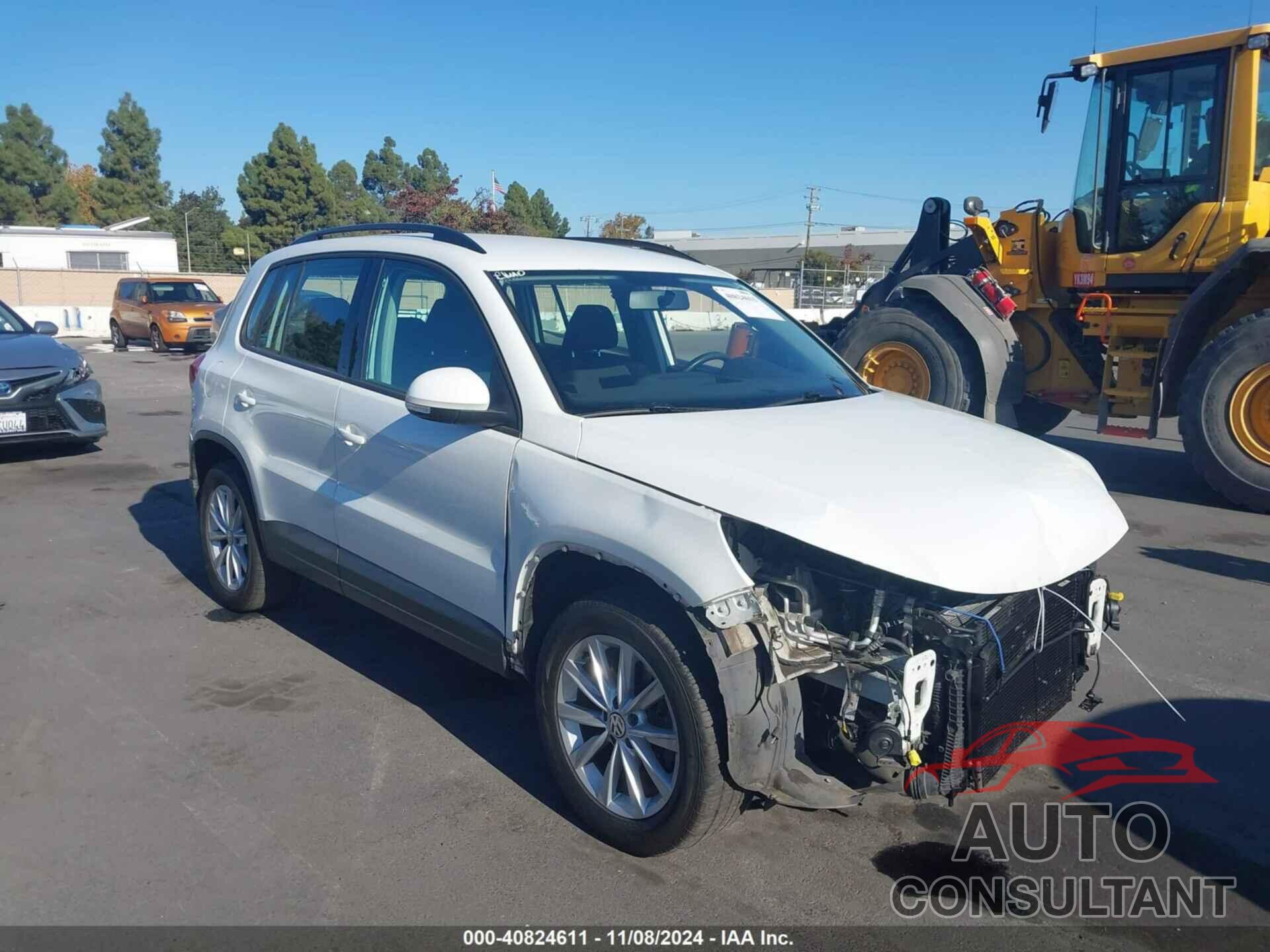 VOLKSWAGEN TIGUAN 2017 - WVGBV7AXXHK045697