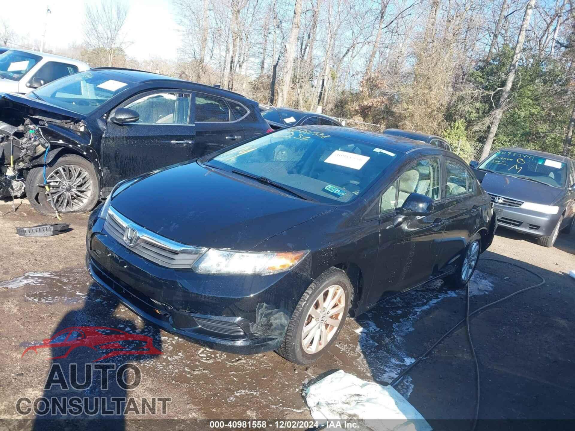HONDA CIVIC 2012 - 19XFB2F82CE392827