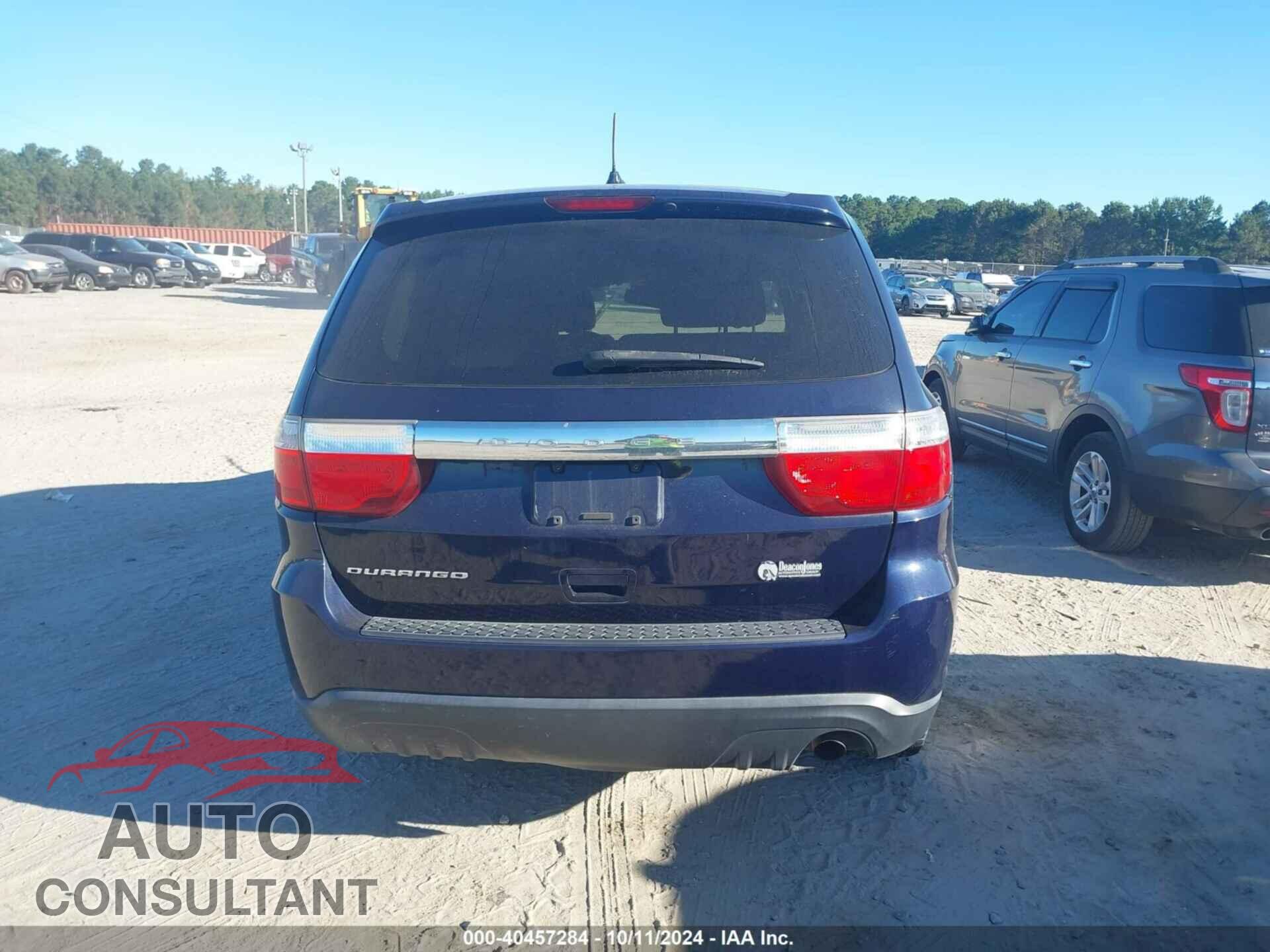 DODGE DURANGO 2012 - 1C4RDHAG1CC278575