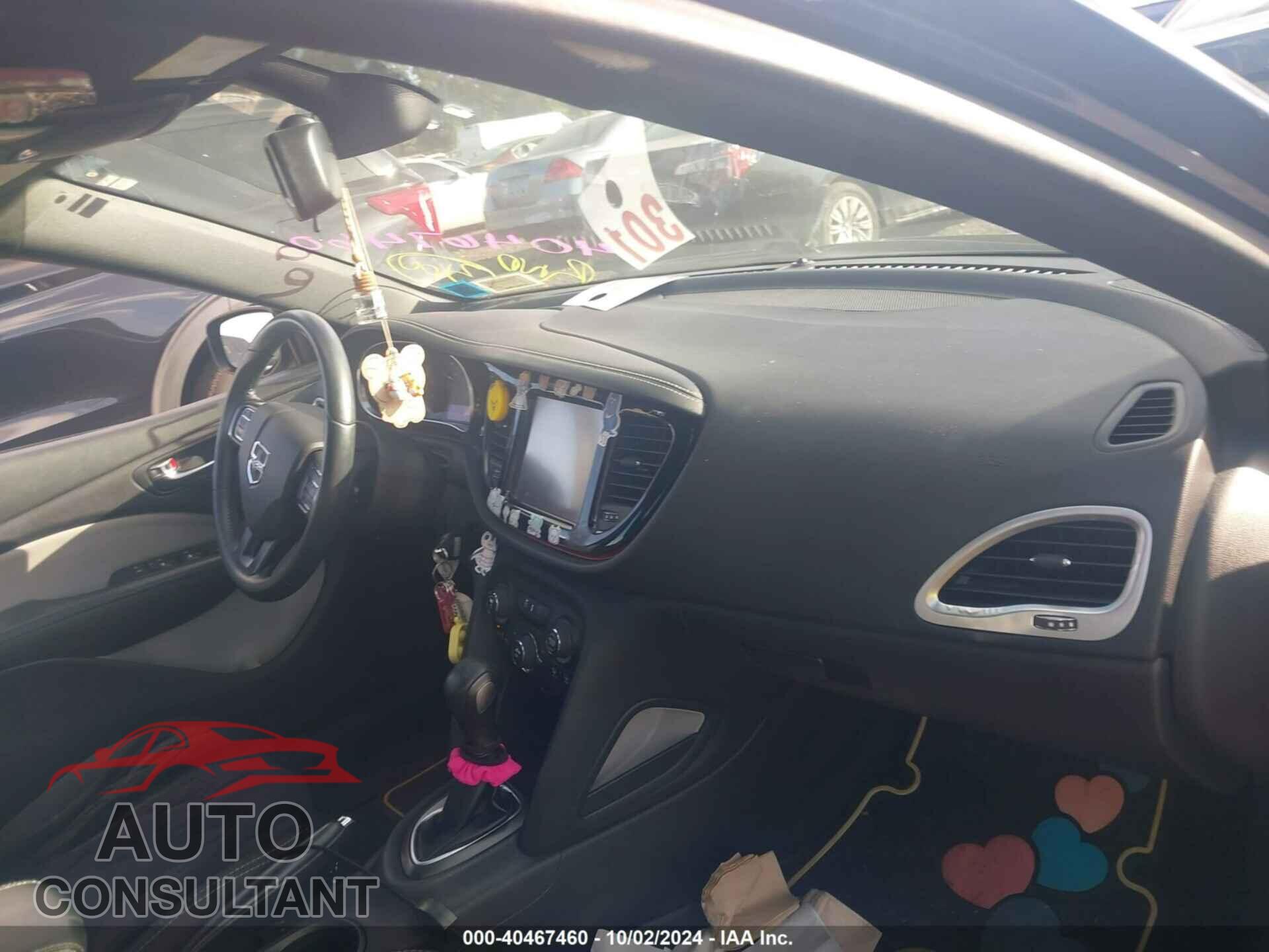 DODGE DART 2015 - 1C3CDFBB3FD173777