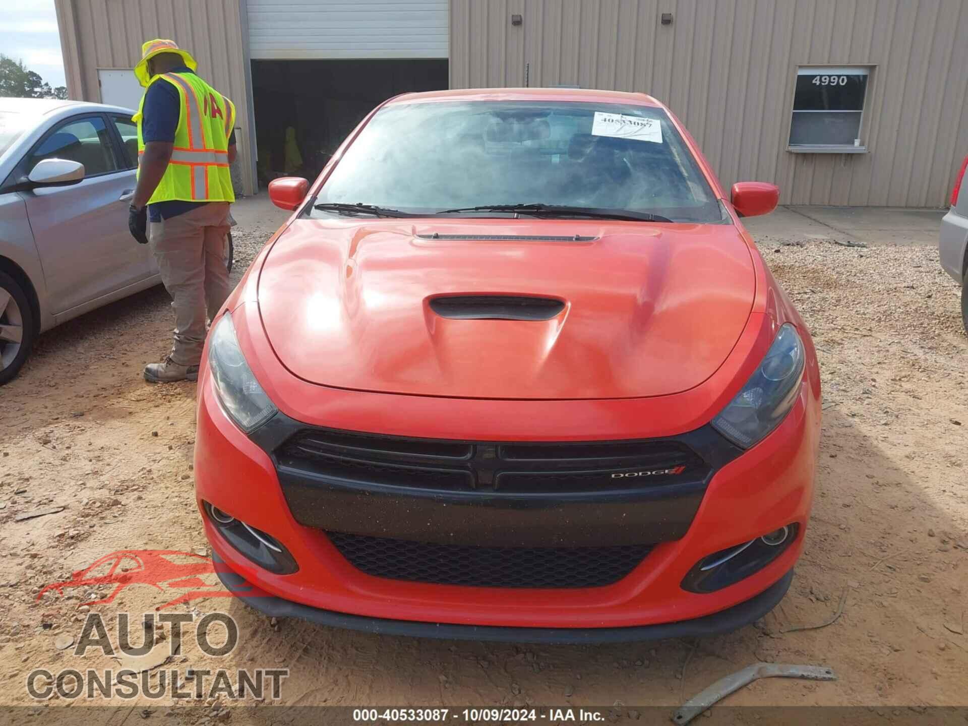 DODGE DART 2016 - 1C3CDFBB2GD653245