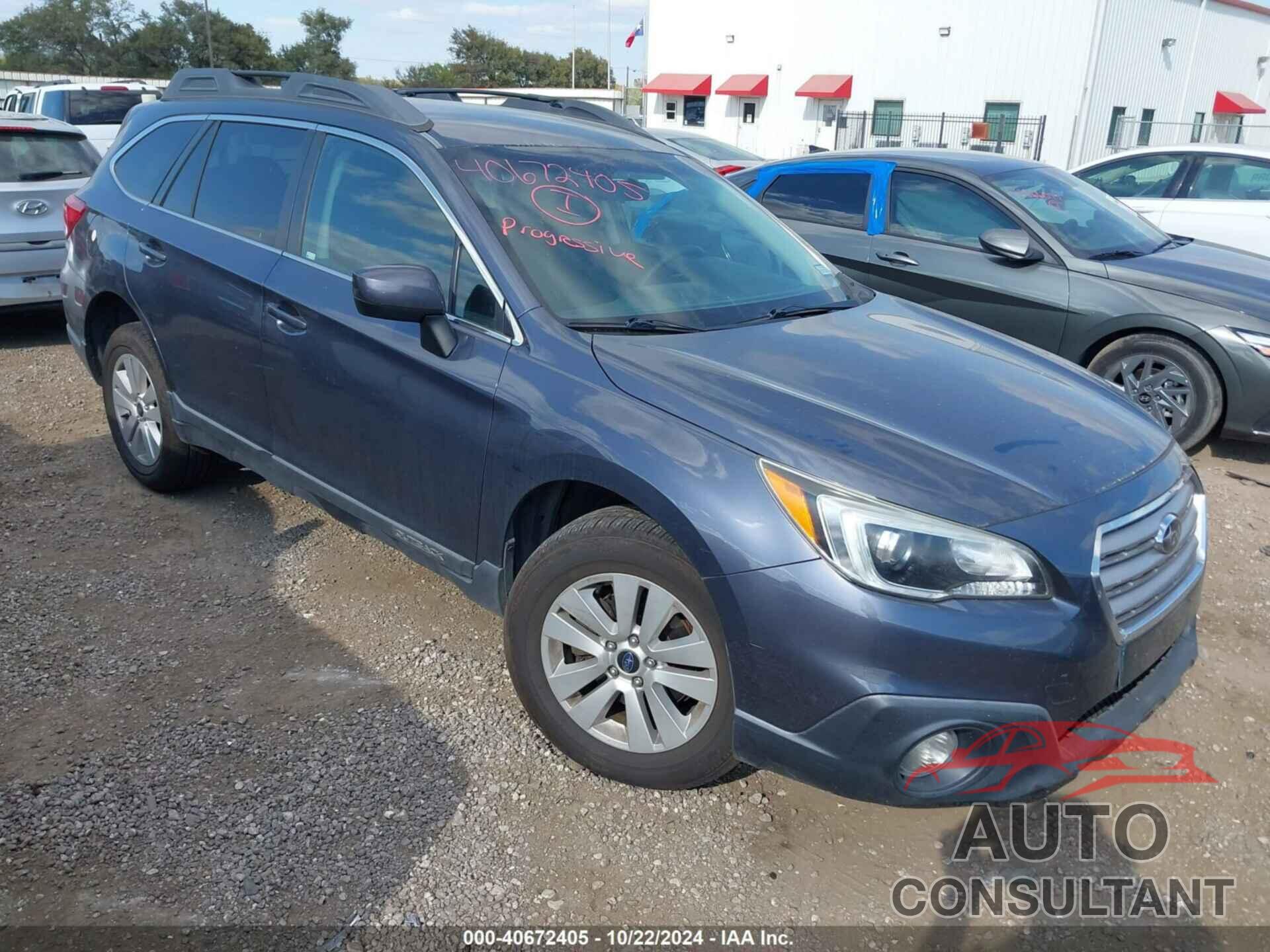 SUBARU OUTBACK 2017 - 4S4BSACC1H3419110