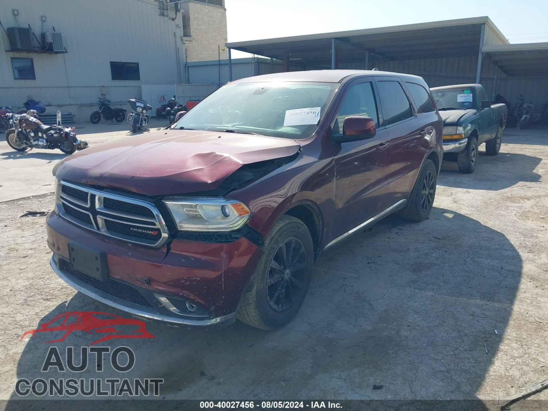 DODGE DURANGO 2019 - 1C4RDHAGXKC659209