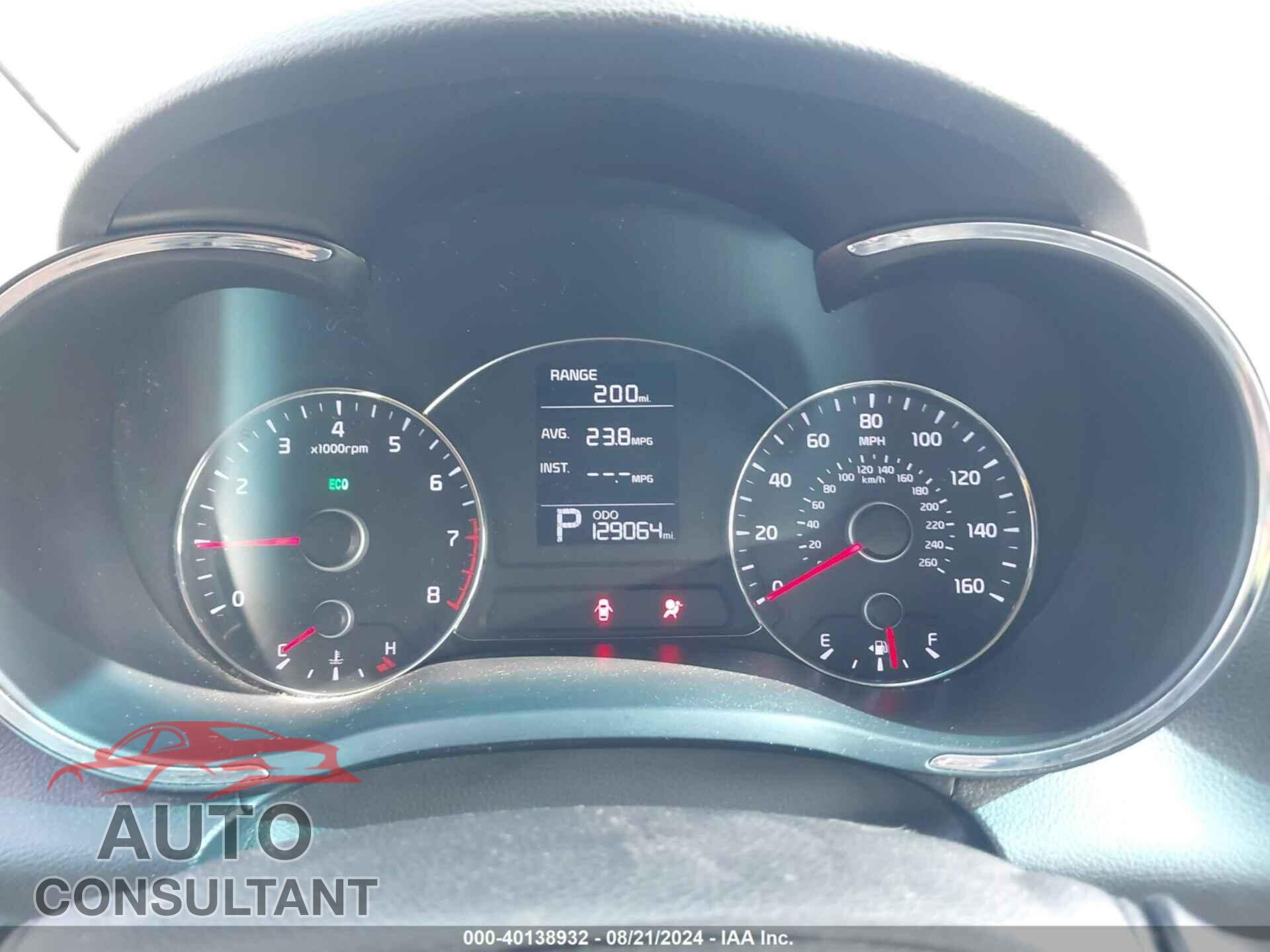 KIA FORTE 2014 - KNAFX4A62E5097919