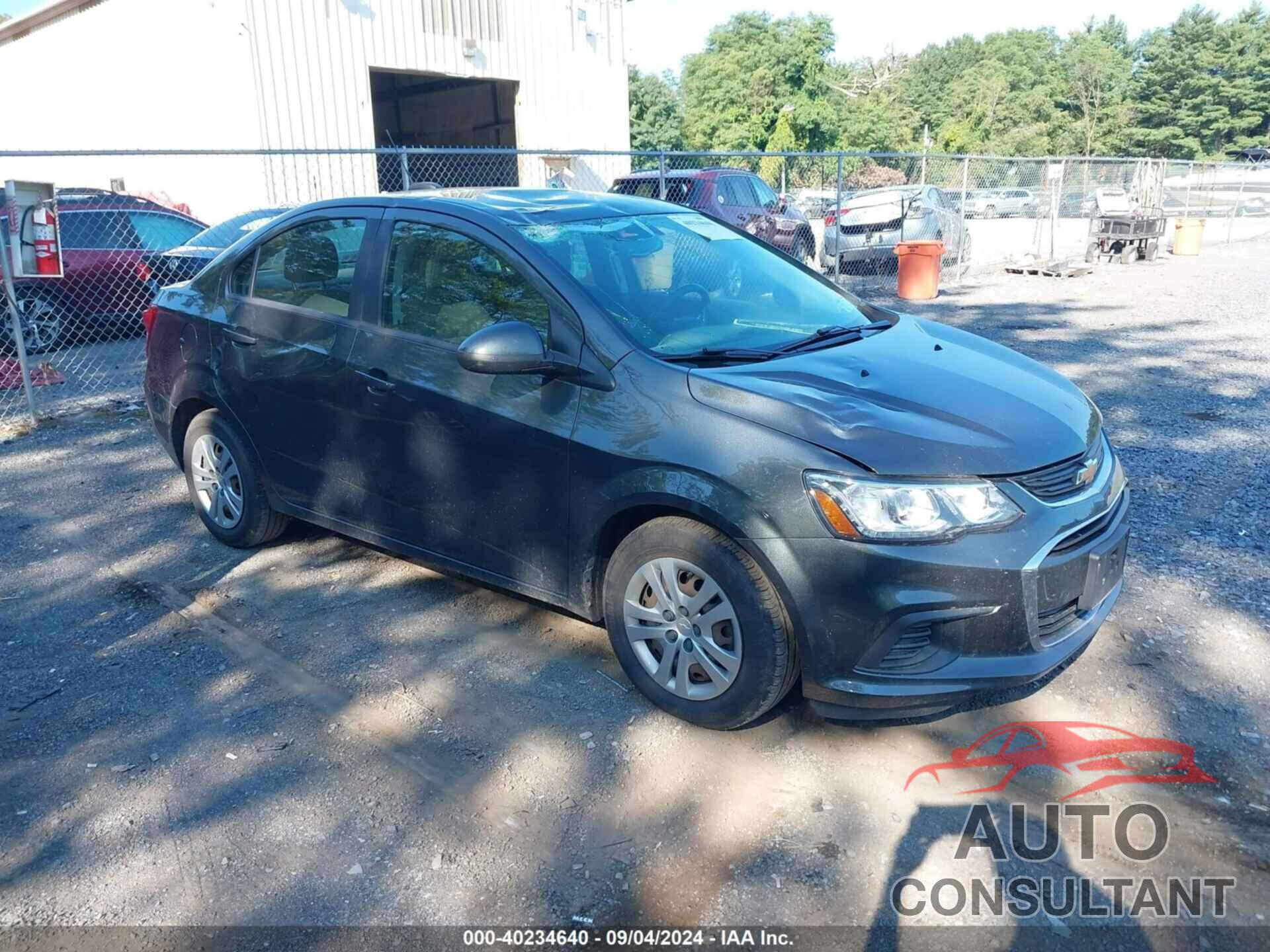 CHEVROLET SONIC 2019 - 1G1JA5SB8K4131923