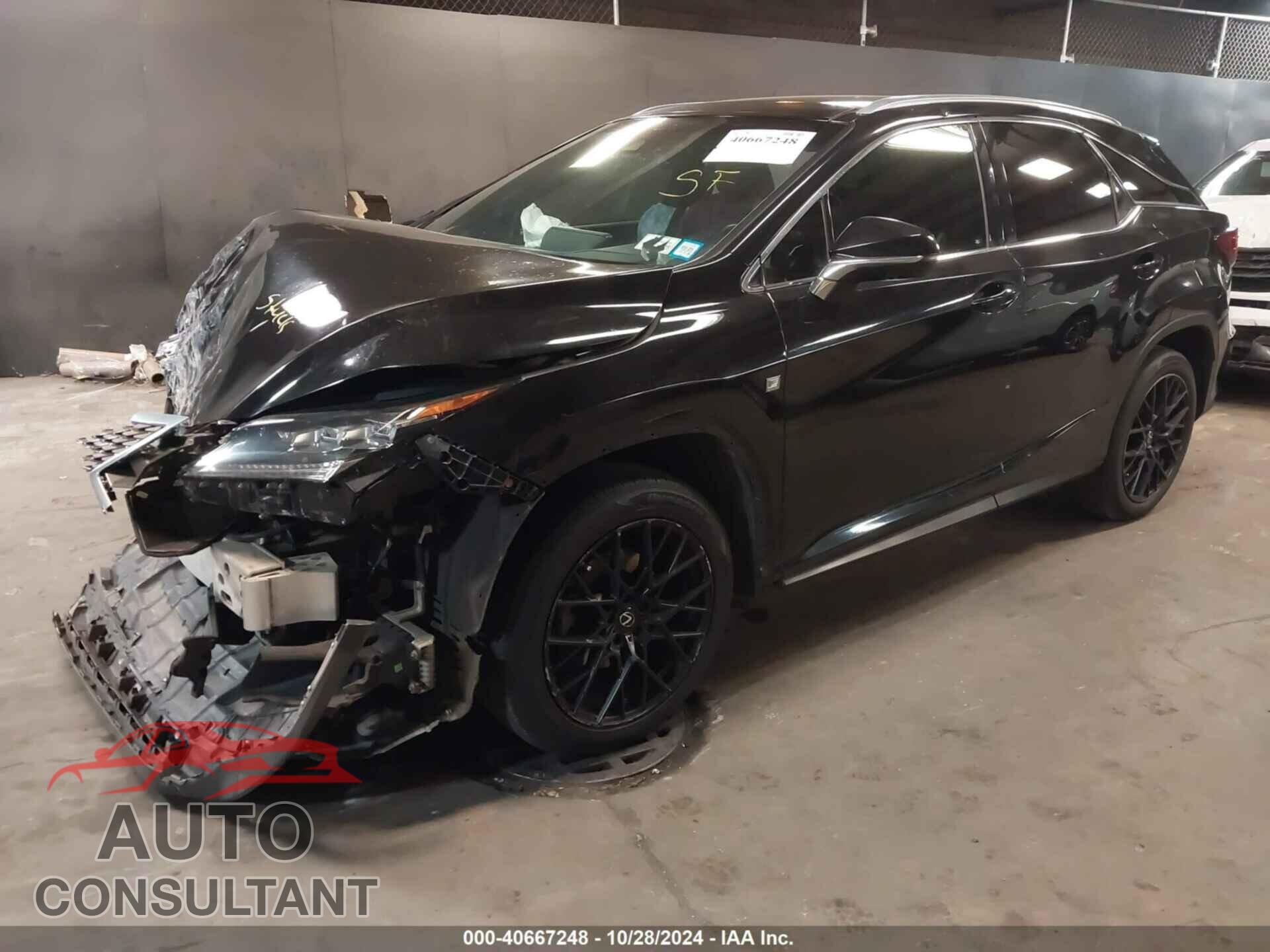 LEXUS RX 350 2019 - 2T2BZMCA9KC174180