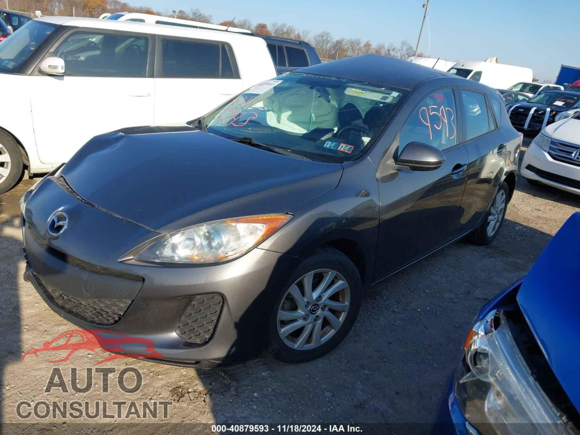 MAZDA MAZDA3 2013 - JM1BL1LP8D1834595