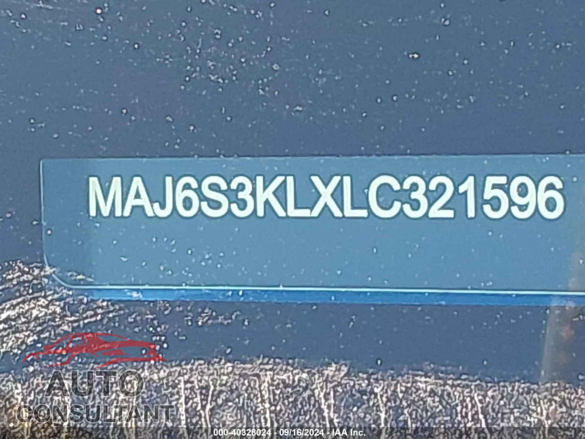 FORD ECOSPORT 2020 - MAJ6S3KLXLC321596