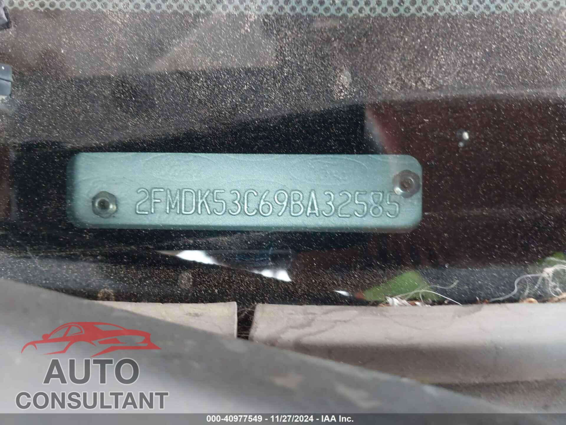FORD FLEX 2009 - 2FMDK53C69BA32585