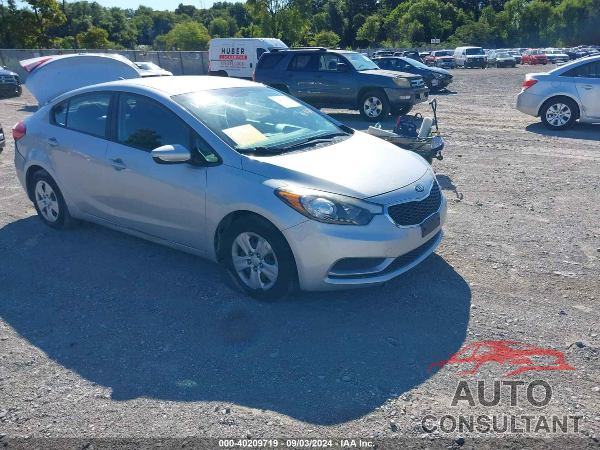 KIA FORTE 2016 - KNAFK4A67G5568531