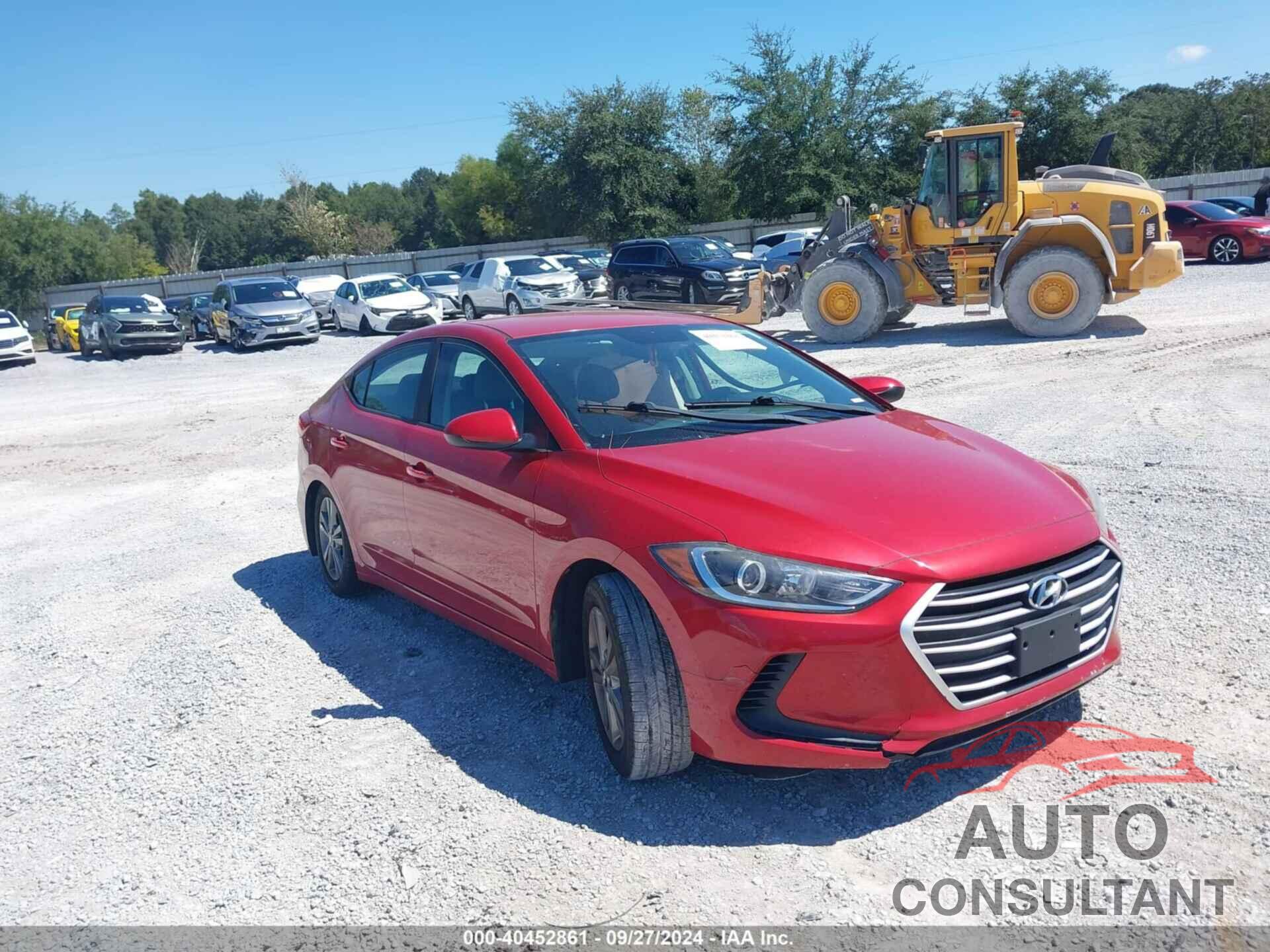 HYUNDAI ELANTRA 2018 - 5NPD84LF8JH319930