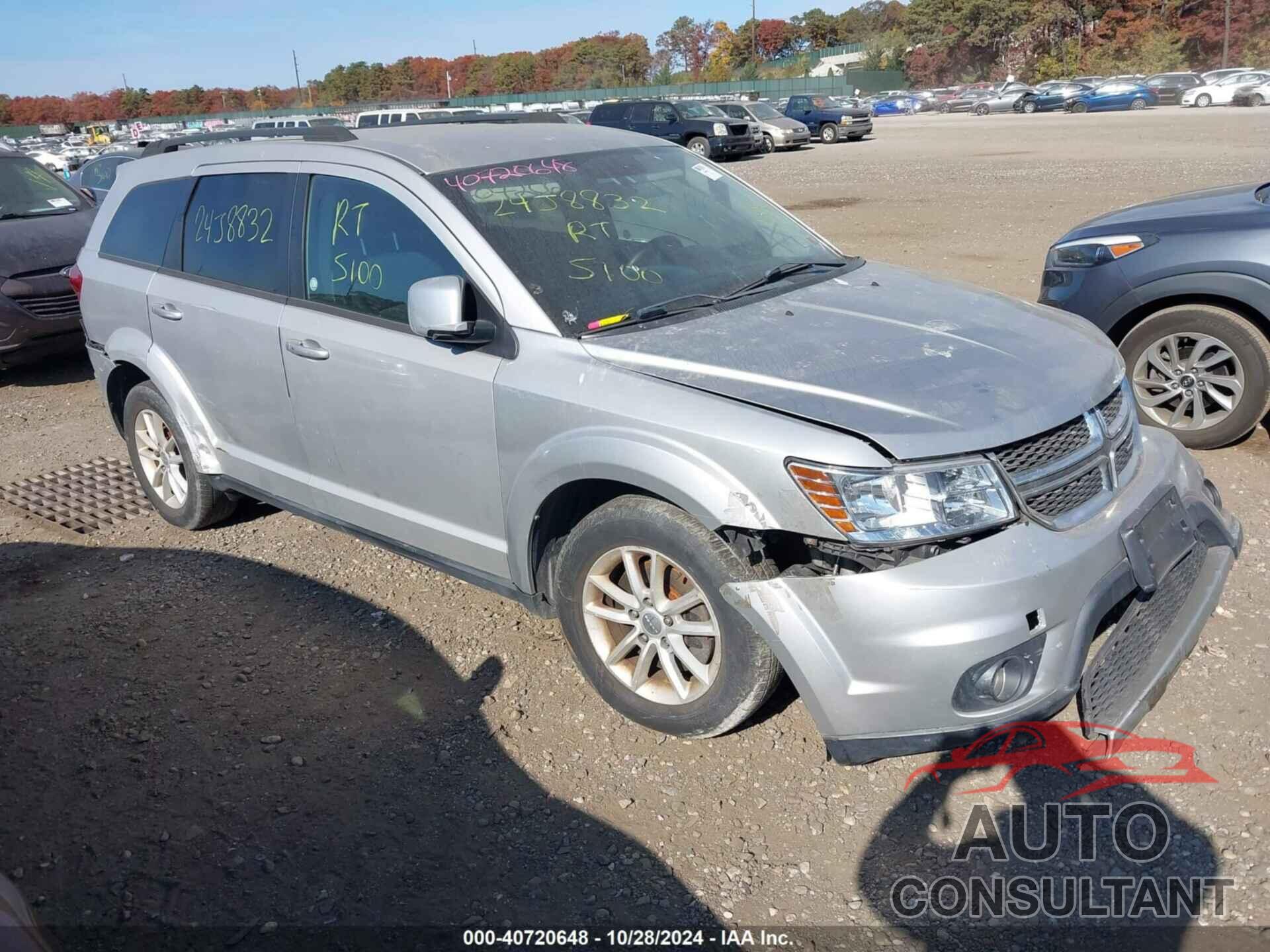 DODGE JOURNEY 2013 - 3C4PDDBG6DT635155