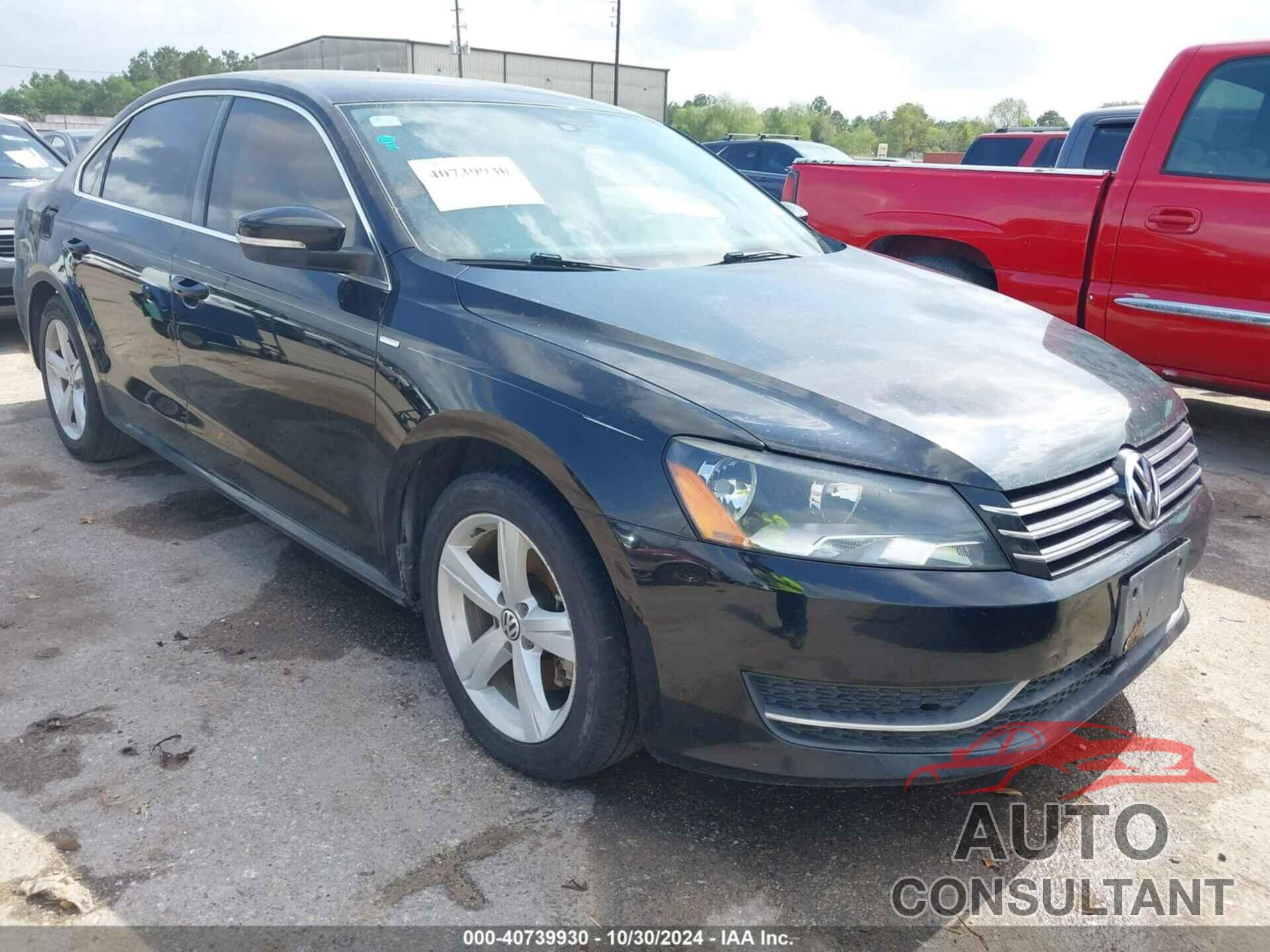 VOLKSWAGEN PASSAT 2014 - 1VWAS7A38EC037168