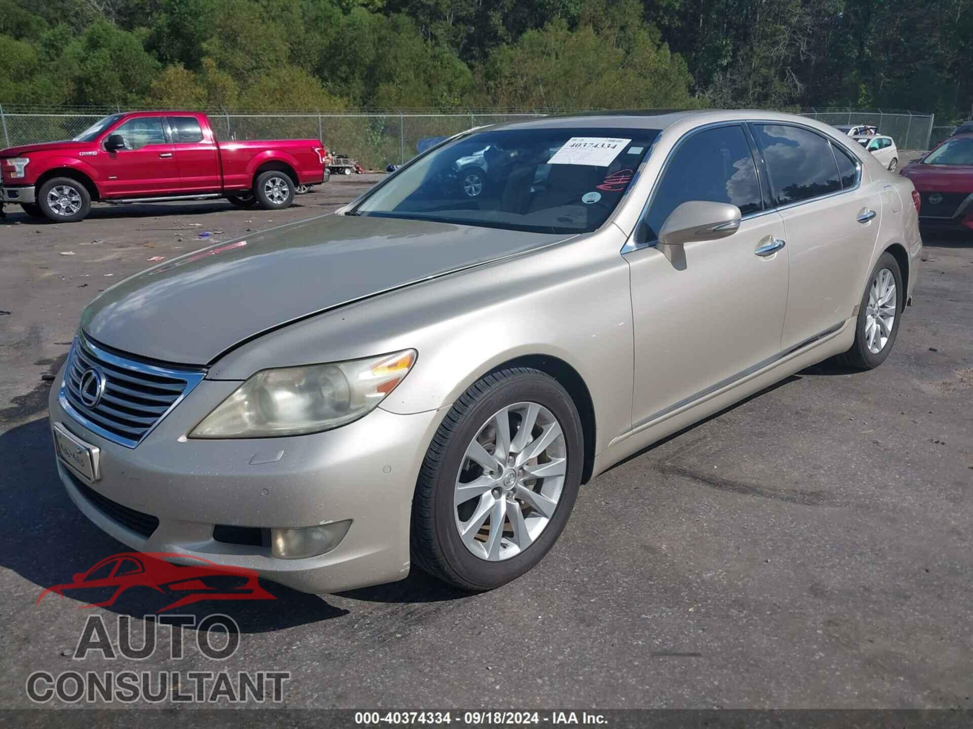 LEXUS LS 460 2010 - JTHGL5EF8A5040359