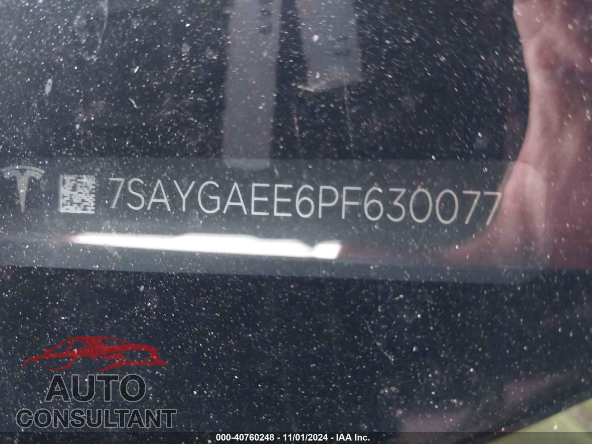TESLA MODEL Y 2023 - 7SAYGAEE6PF630077