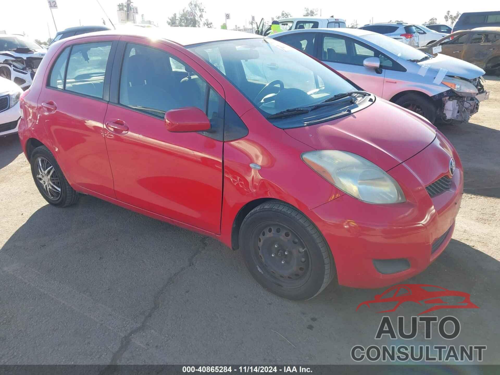 TOYOTA YARIS 2010 - JTDKT4K32A5313635