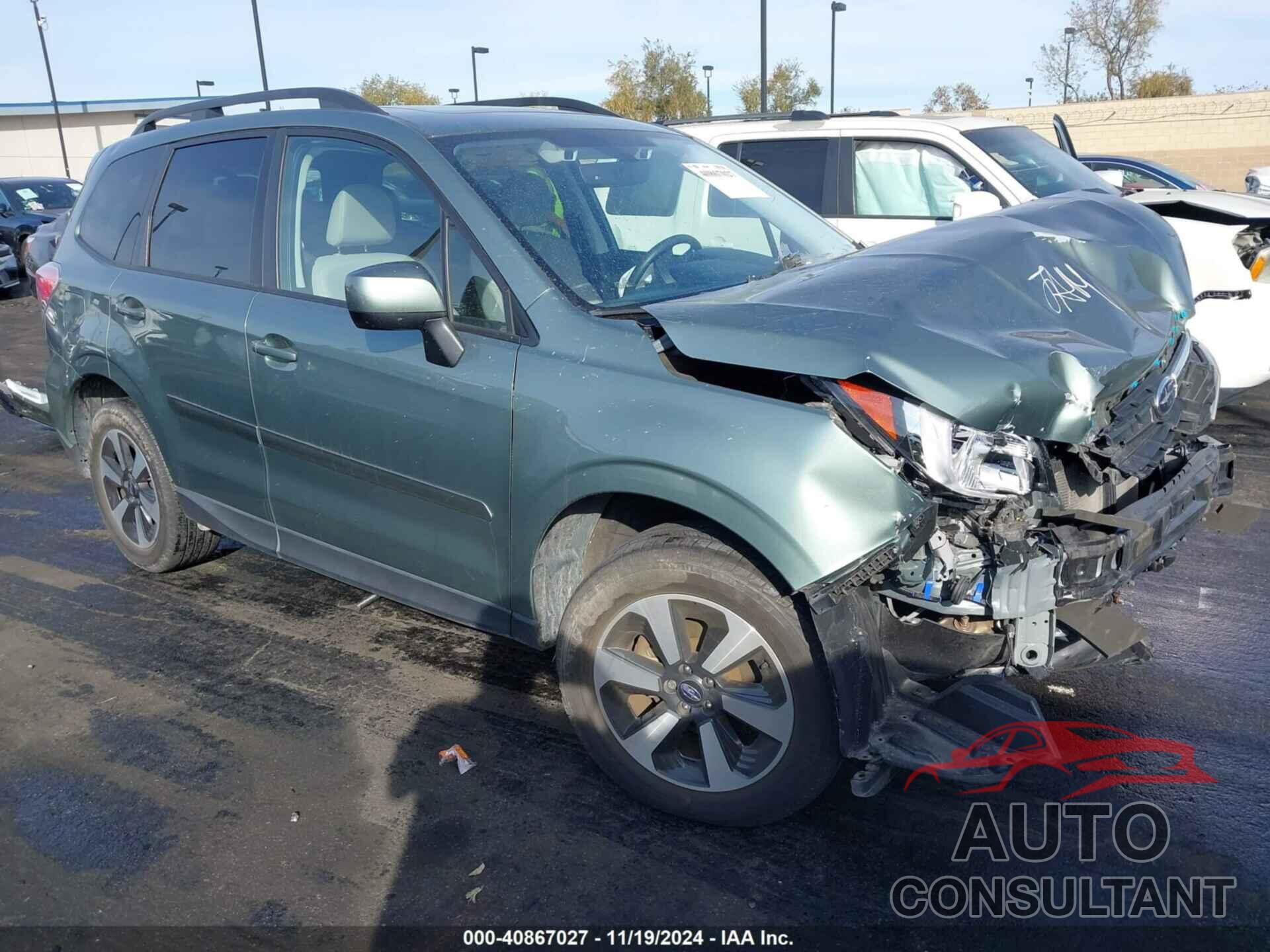 SUBARU FORESTER 2018 - JF2SJAGC6JH582735