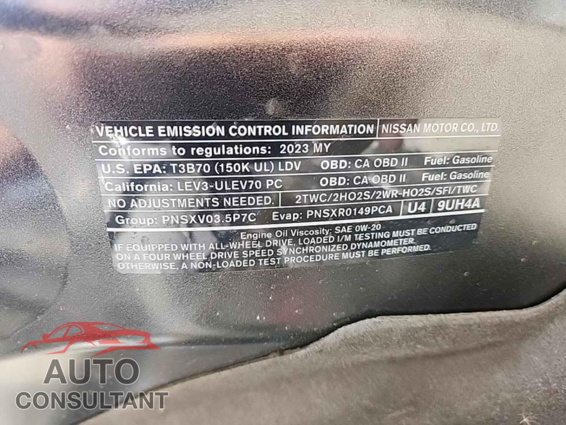 NISSAN MURANO 2023 - 5N1AZ2BS8PC111498