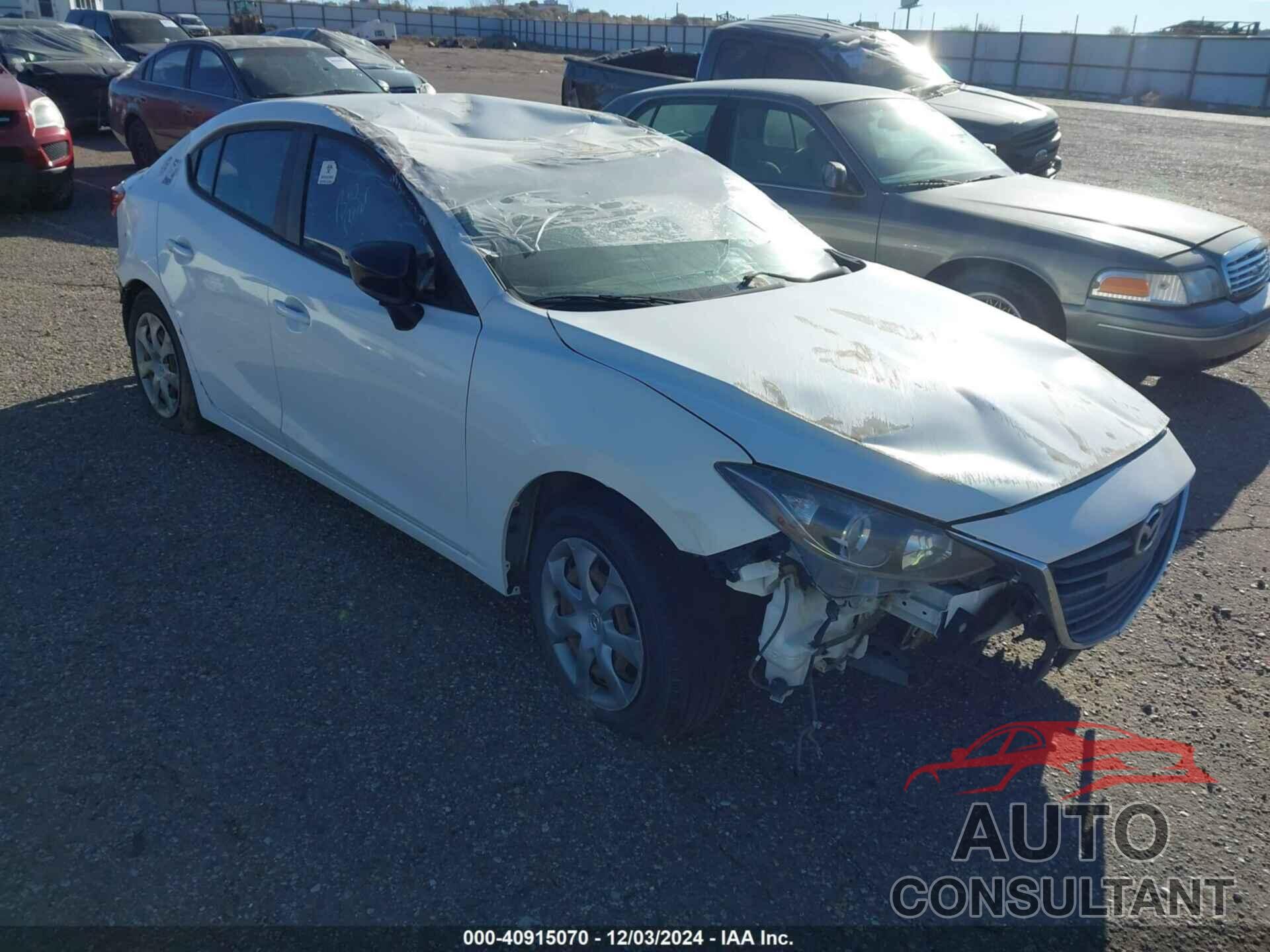 MAZDA MAZDA3 2015 - JM1BM1T71F1234615