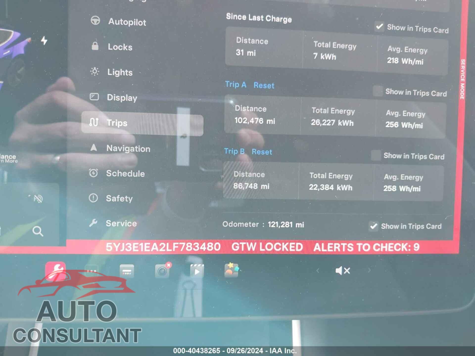 TESLA MODEL 3 2020 - 5YJ3E1EA2LF783480