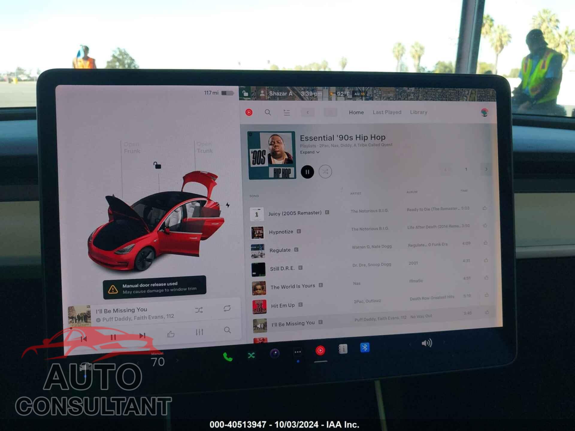 TESLA MODEL 3 2018 - 5YJ3E1EB5JF112990