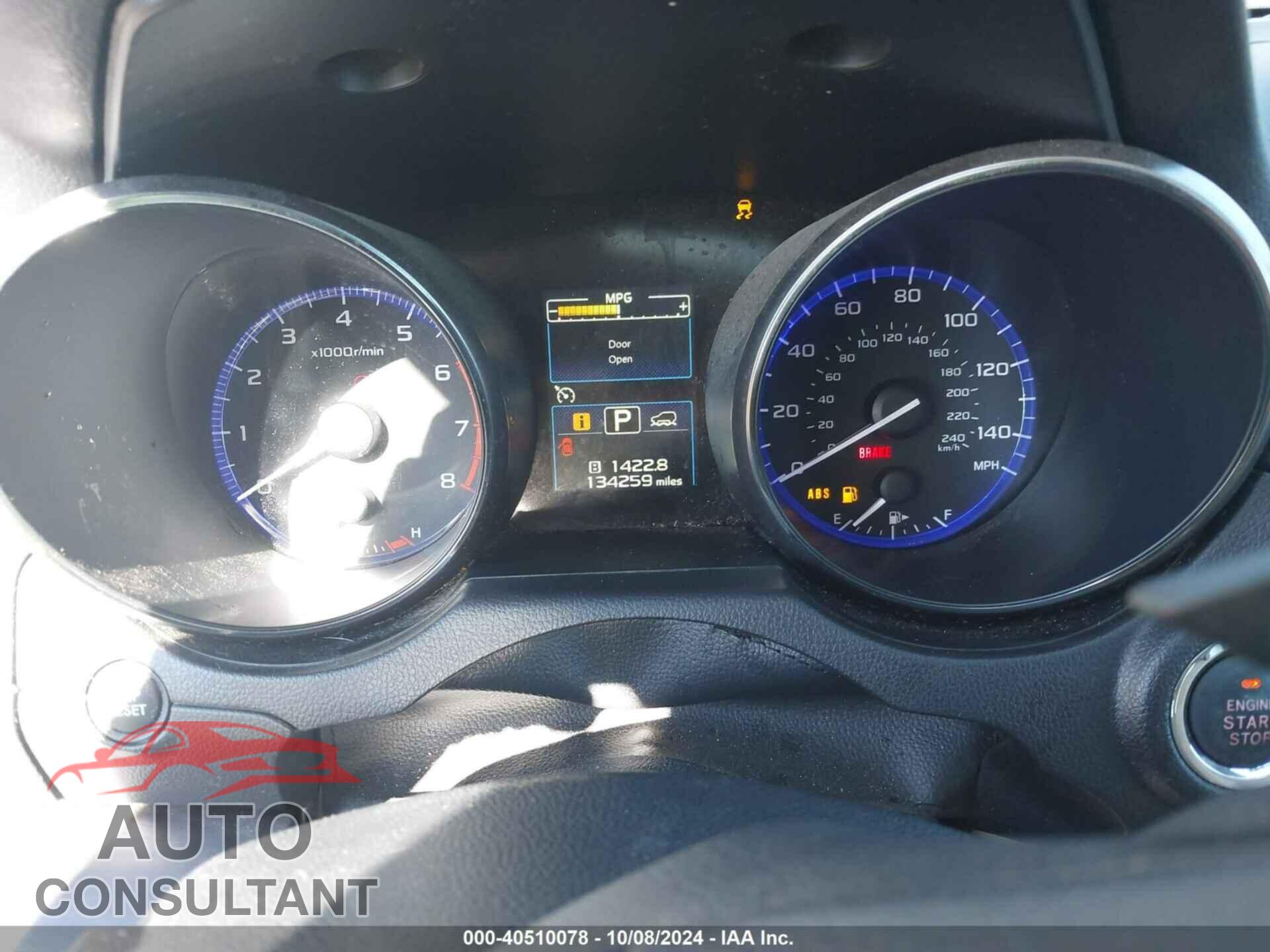 SUBARU OUTBACK 2017 - 4S4BSAKC2H3244884