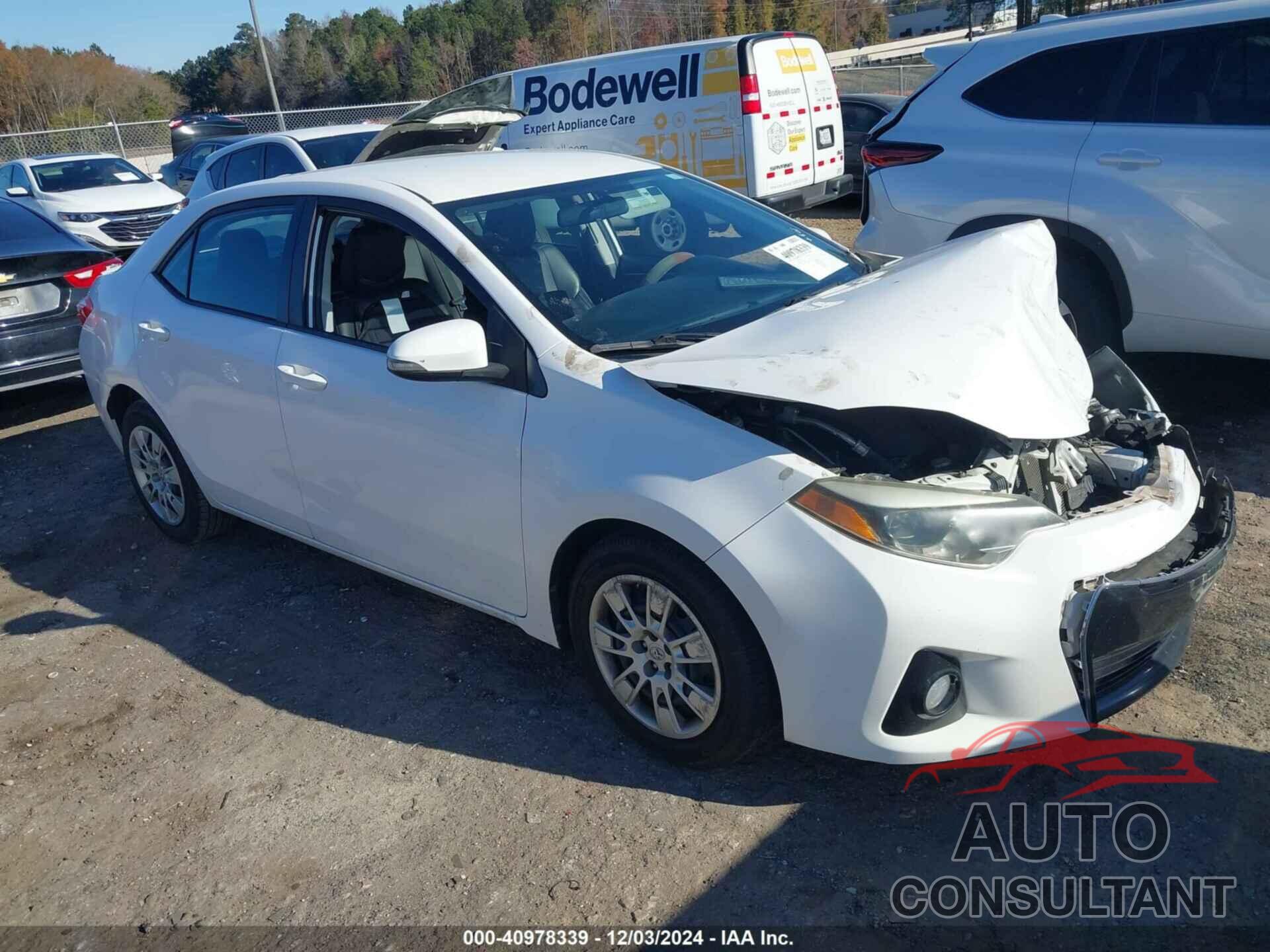 TOYOTA COROLLA 2015 - 2T1BURHE4FC371016