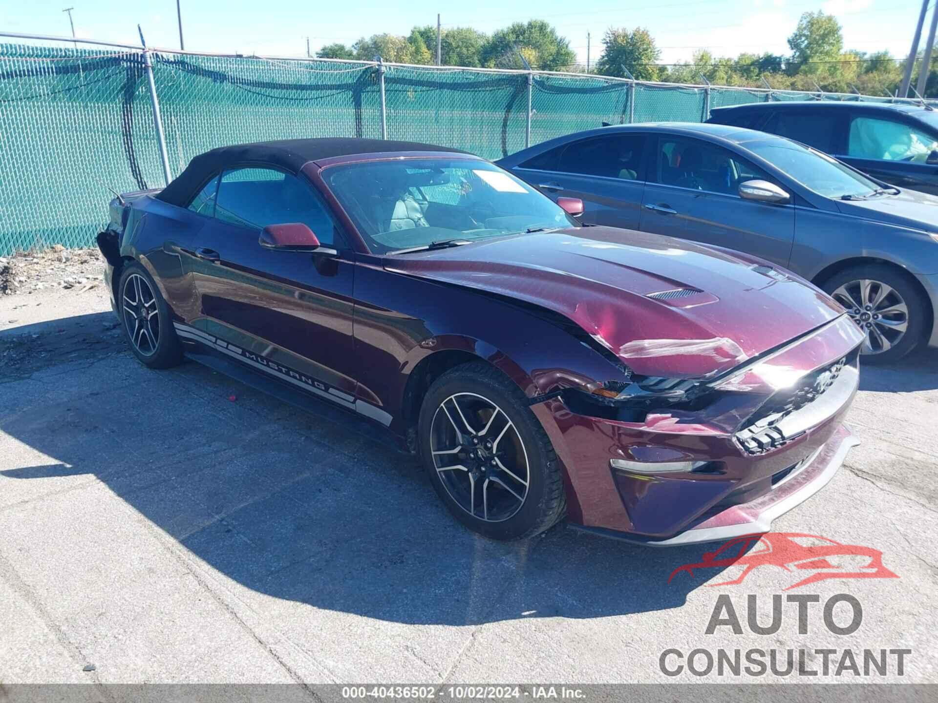 FORD MUSTANG 2018 - 1FATP8UH9J5111468