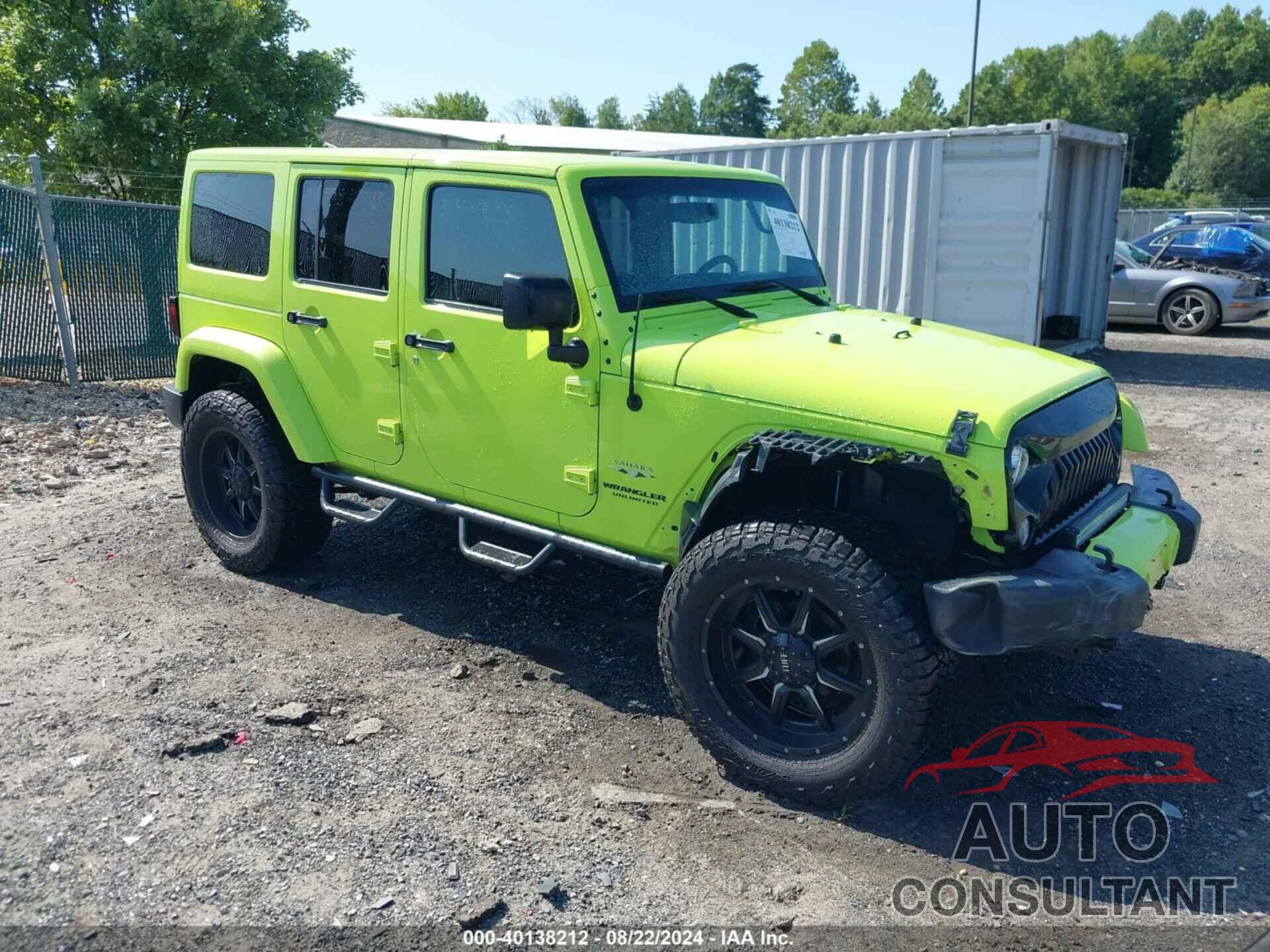 JEEP WRANGLER UNLIMITED 2017 - 1C4BJWEG5HL538167