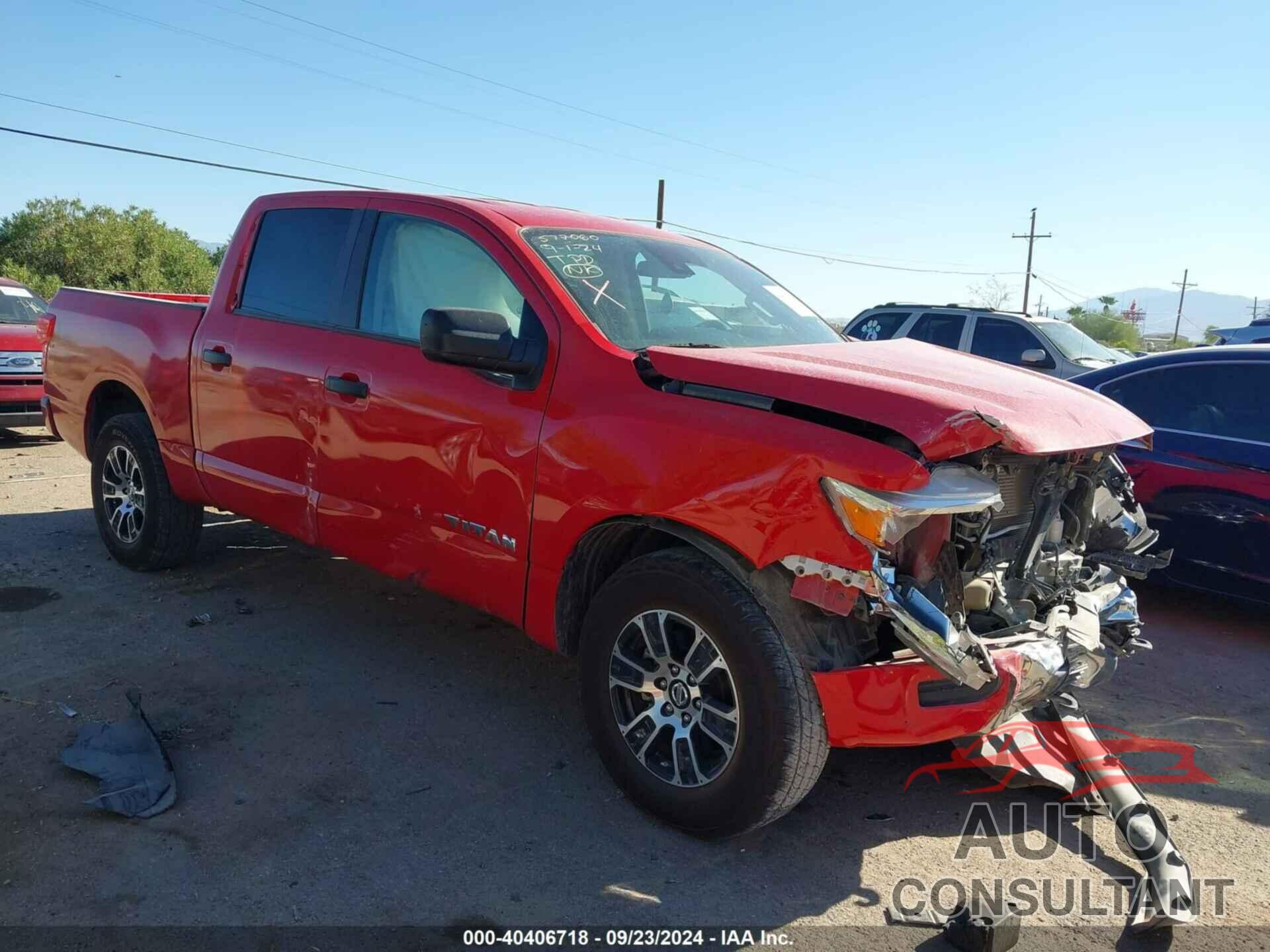 NISSAN TITAN 2022 - 1N6AA1EC9NN103886