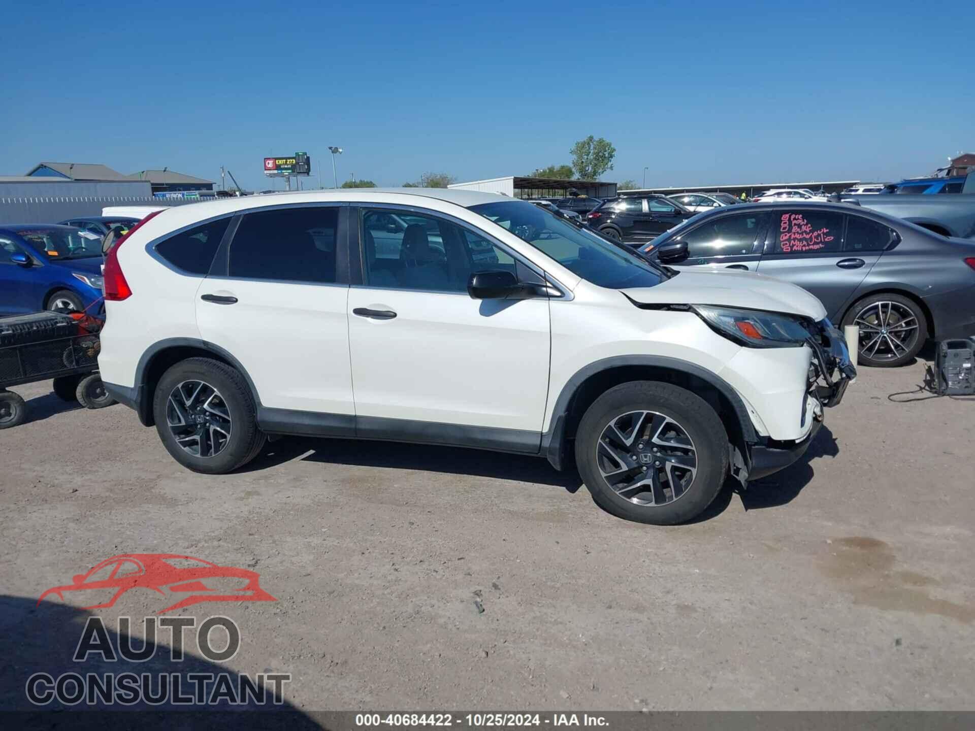 HONDA CR-V 2016 - 5J6RM4H44GL078648
