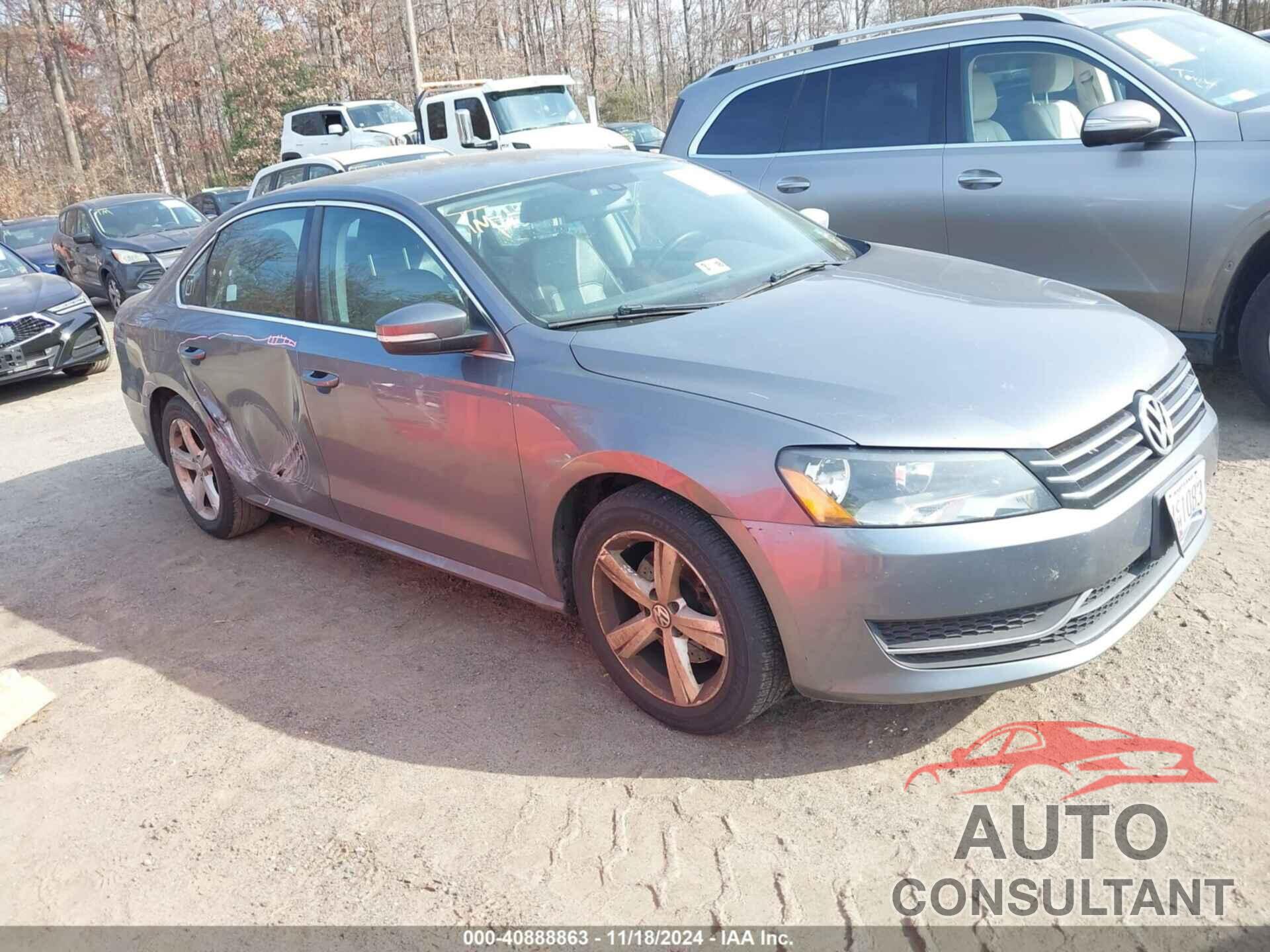 VOLKSWAGEN PASSAT 2013 - 1VWBP7A35DC078068
