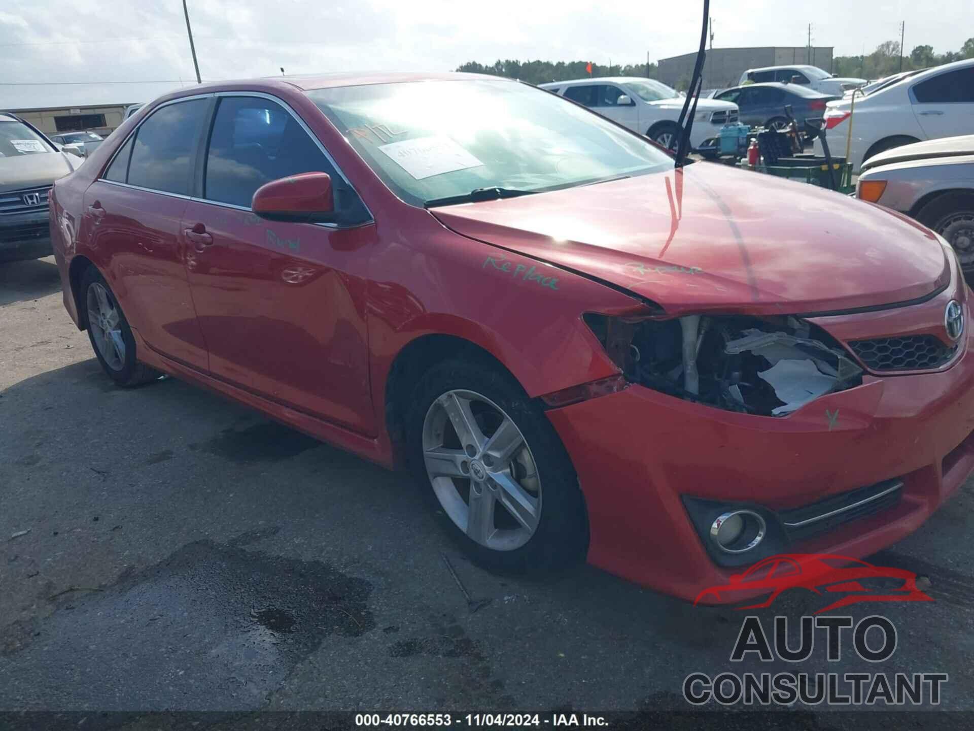 TOYOTA CAMRY 2012 - 4T1BF1FK1CU601870