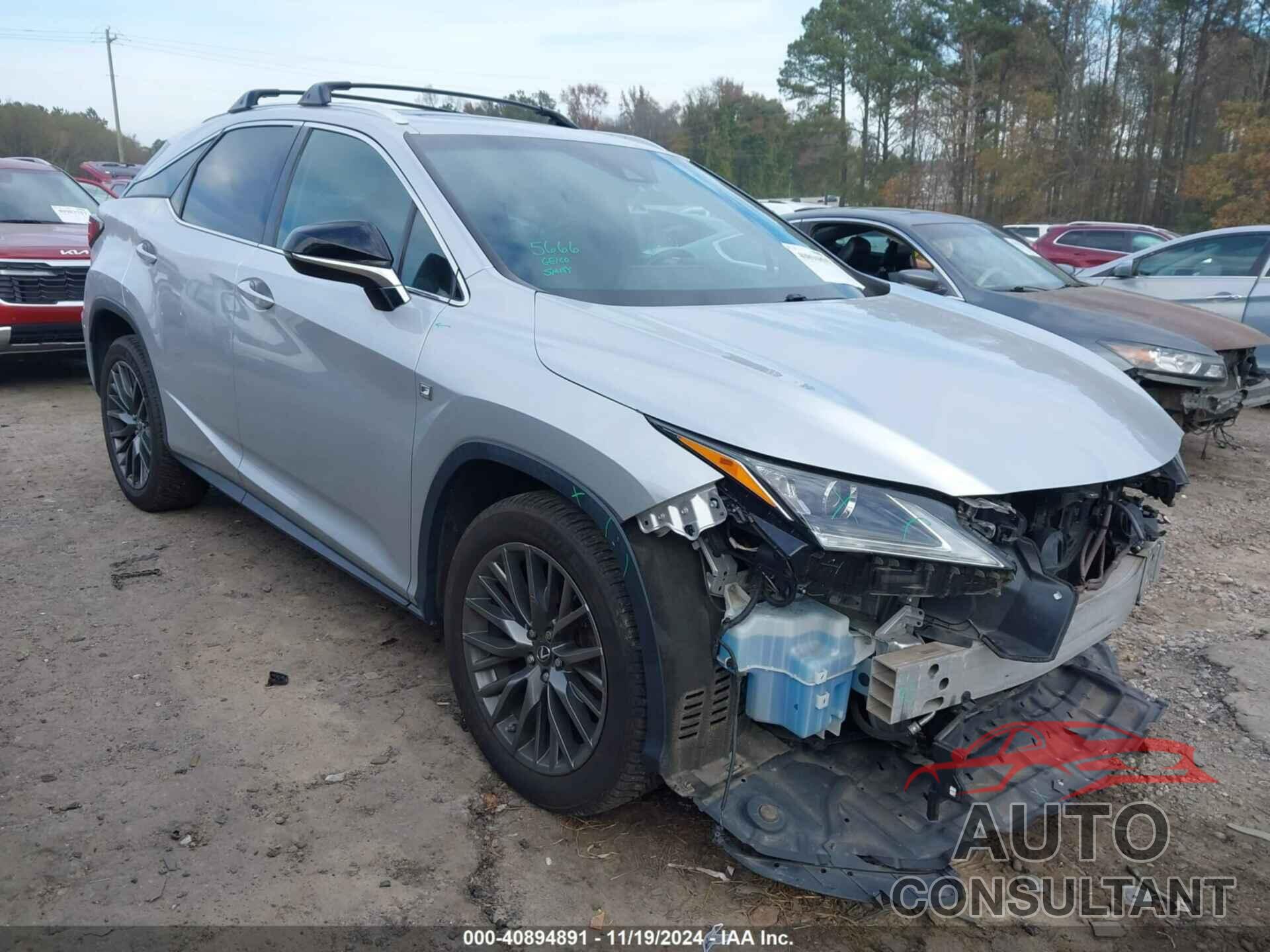 LEXUS RX 350 2016 - 2T2BZMCA0GC027477