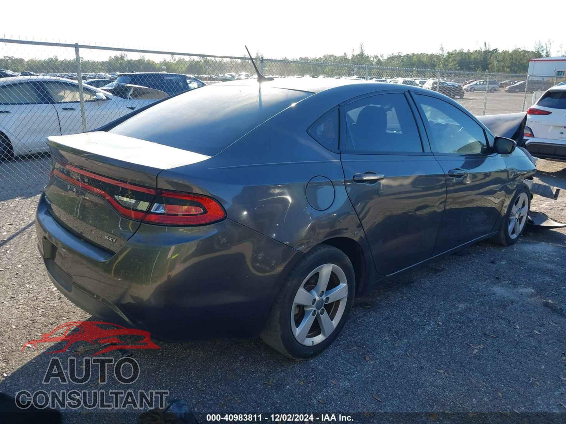 DODGE DART 2015 - 1C3CDFBB7FD336589