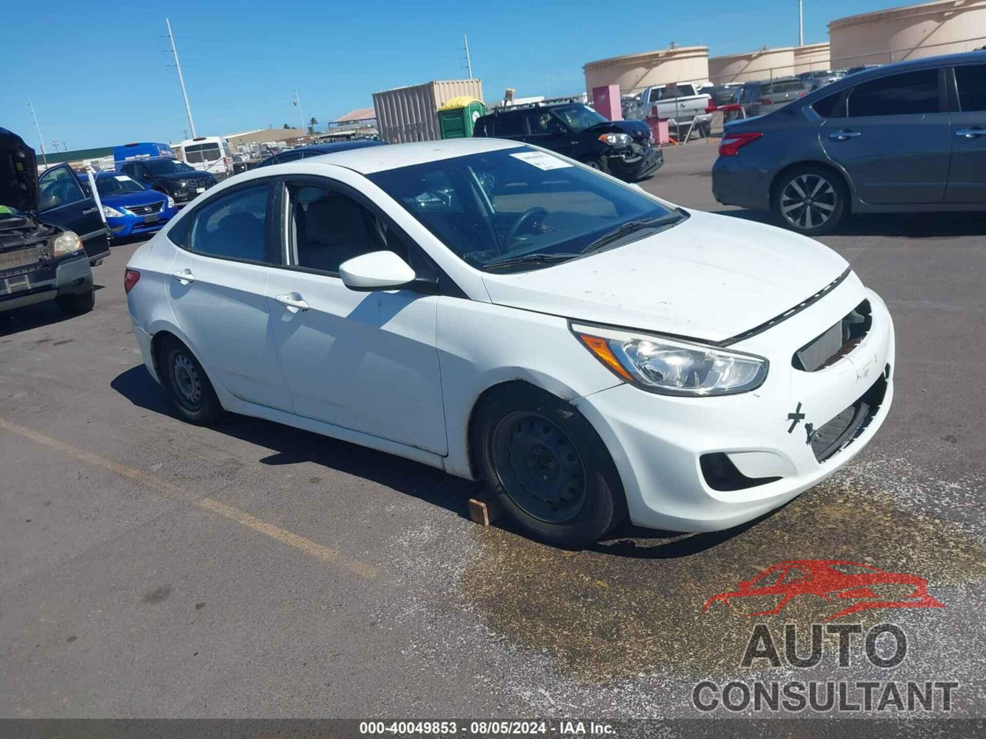 HYUNDAI ACCENT 2016 - KMHCT4AE9GU967291