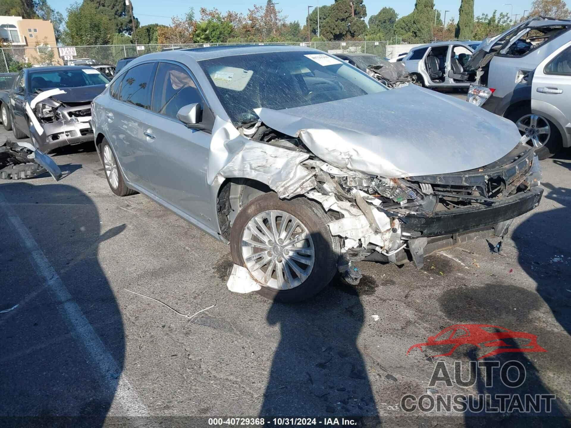 TOYOTA AVALON HYBRID 2013 - 4T1BD1EB7DU004912