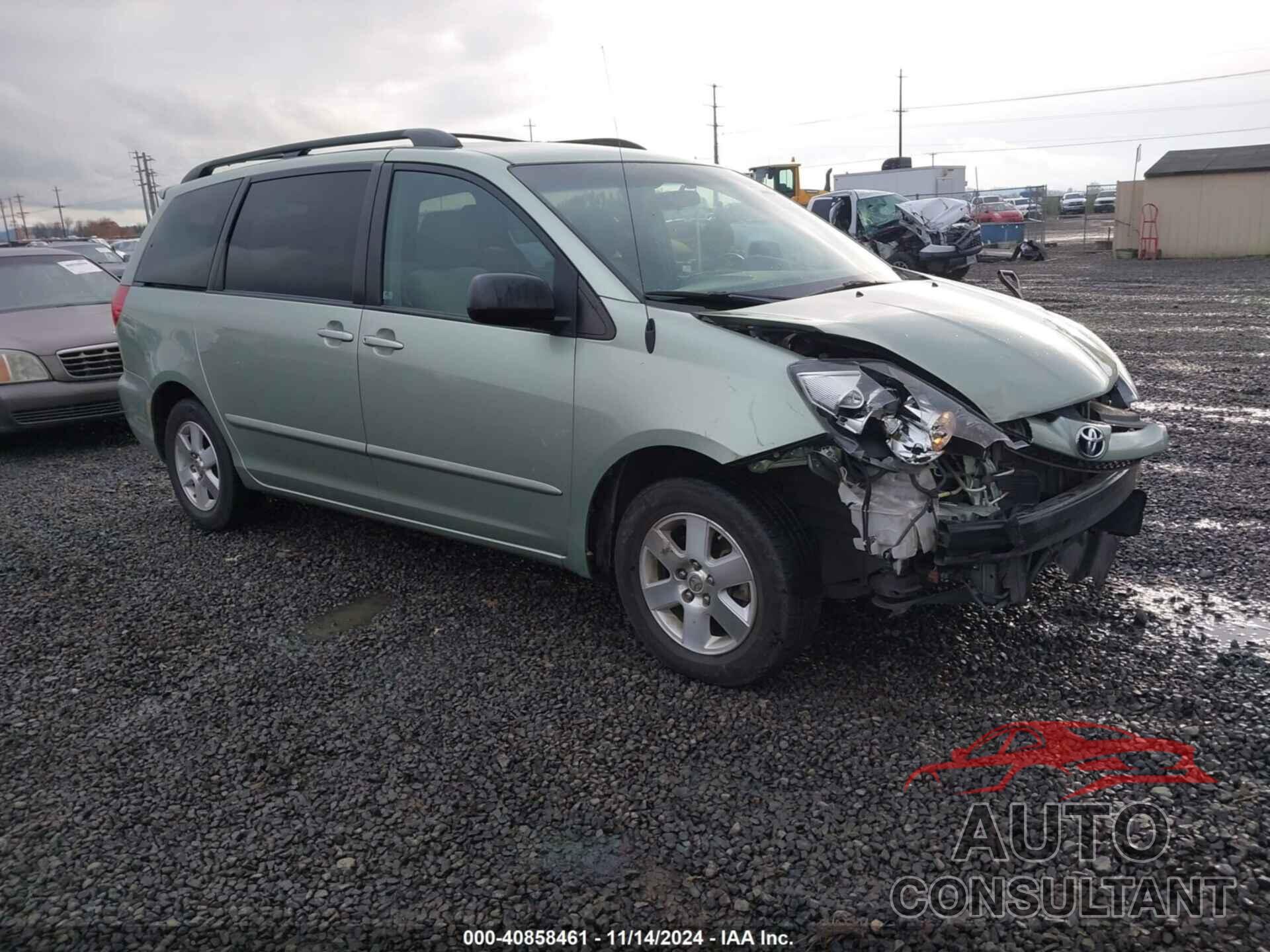 TOYOTA SIENNA 2009 - 5TDZK23C19S265930