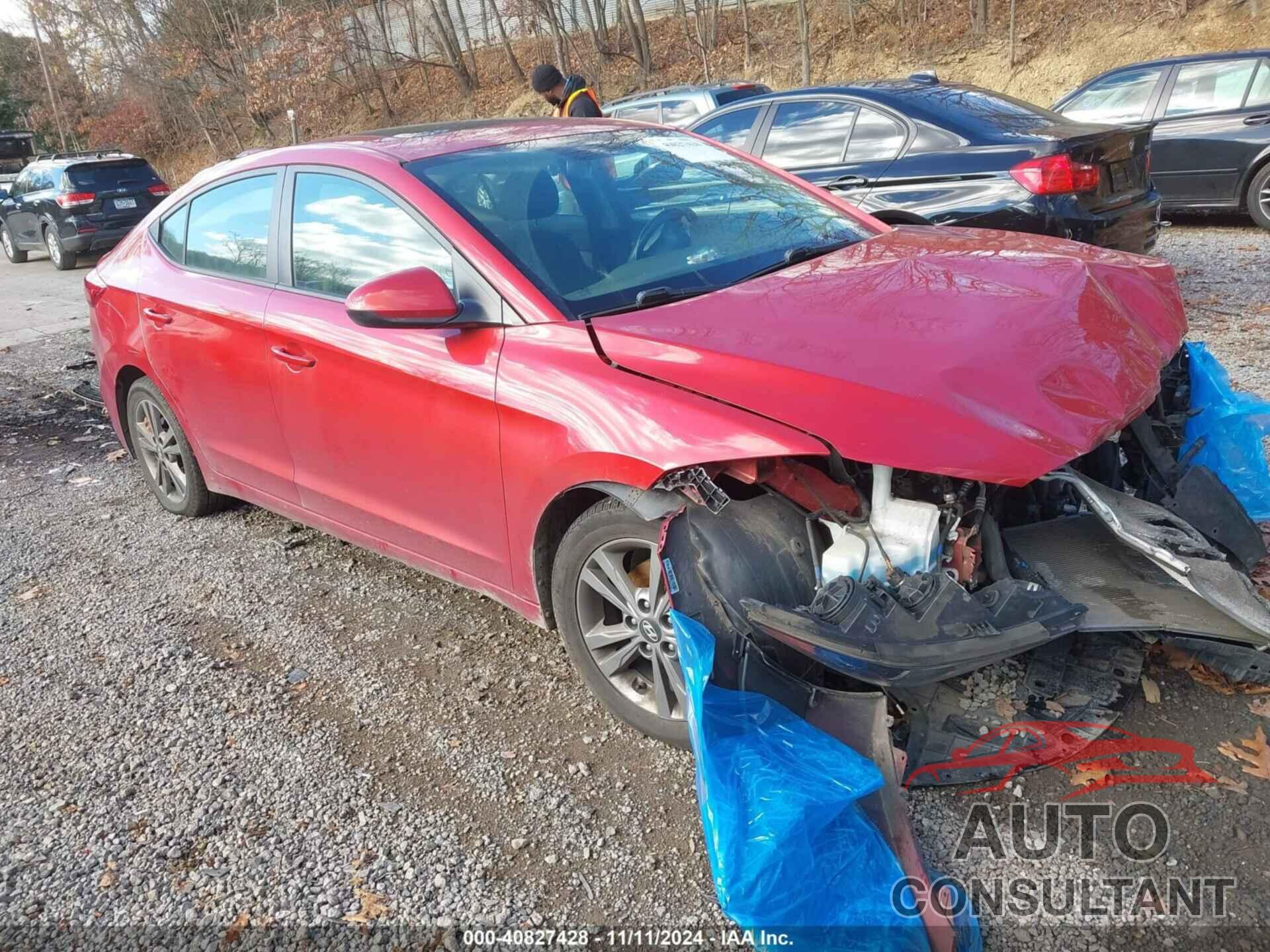 HYUNDAI ELANTRA 2018 - 5NPD84LF6JH315990