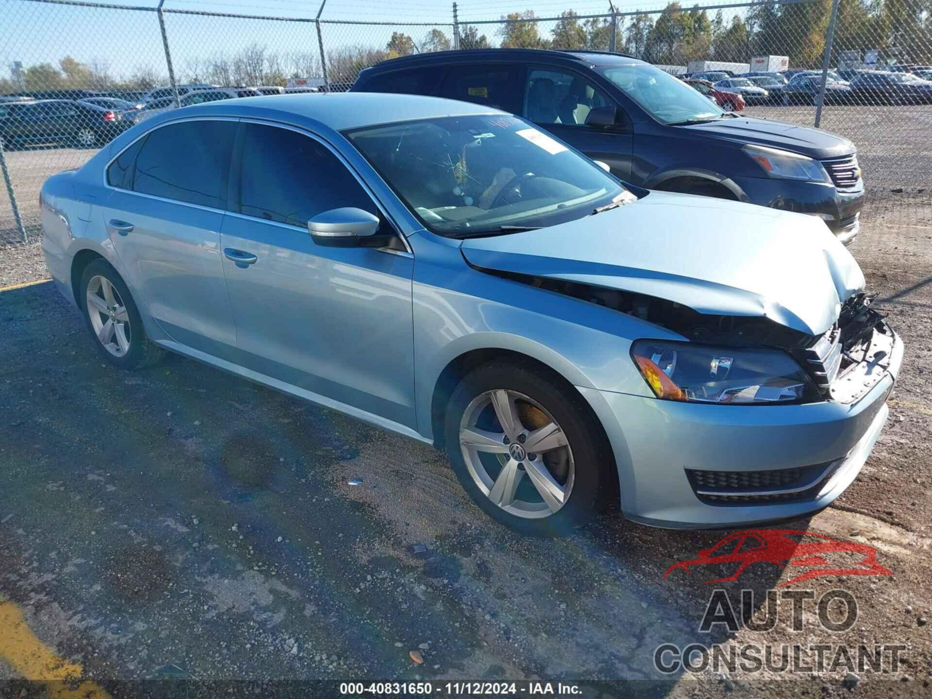 VOLKSWAGEN PASSAT 2013 - 1VWBP7A39DC142936