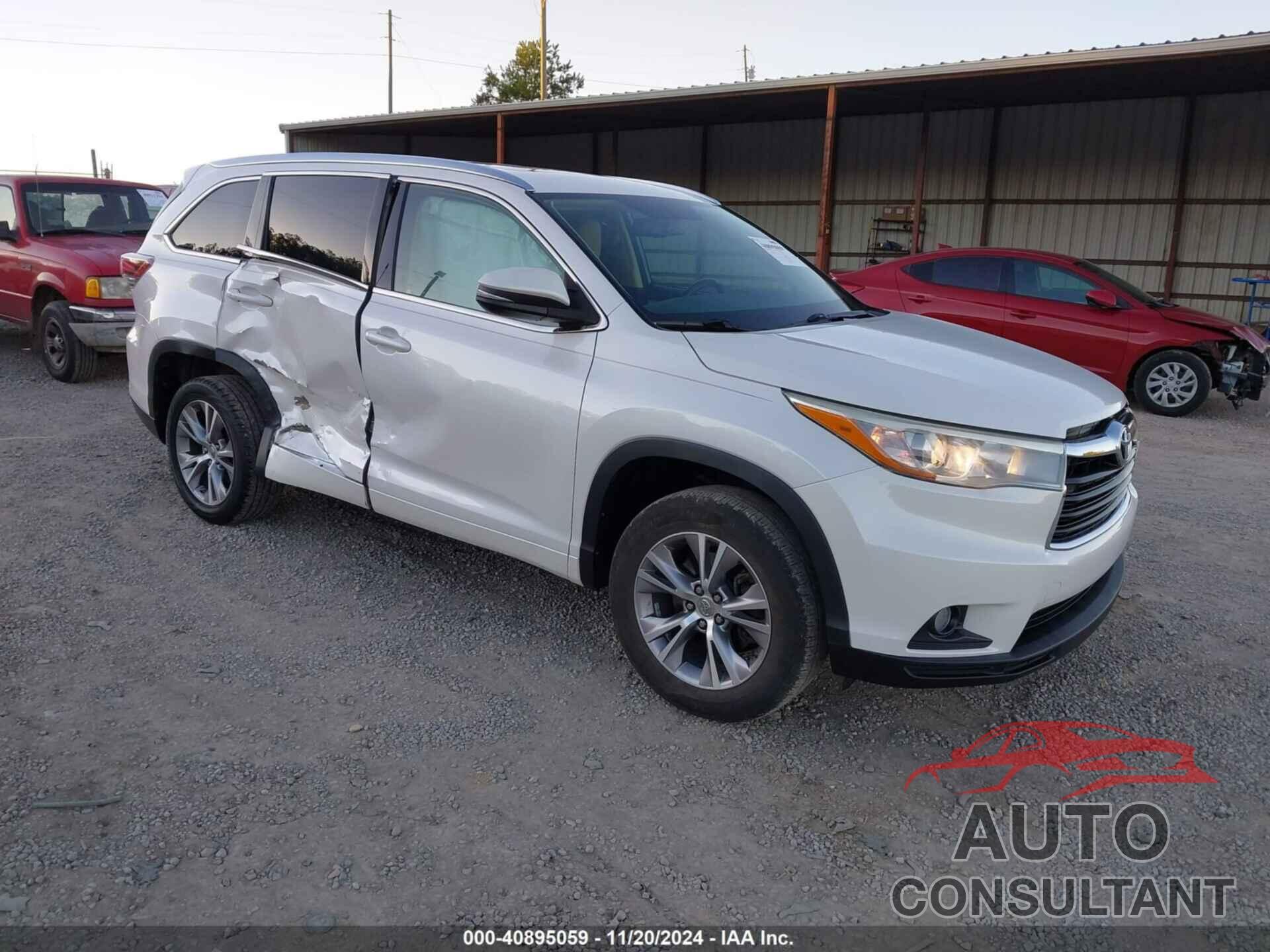 TOYOTA HIGHLANDER 2015 - 5TDKKRFH8FS090363