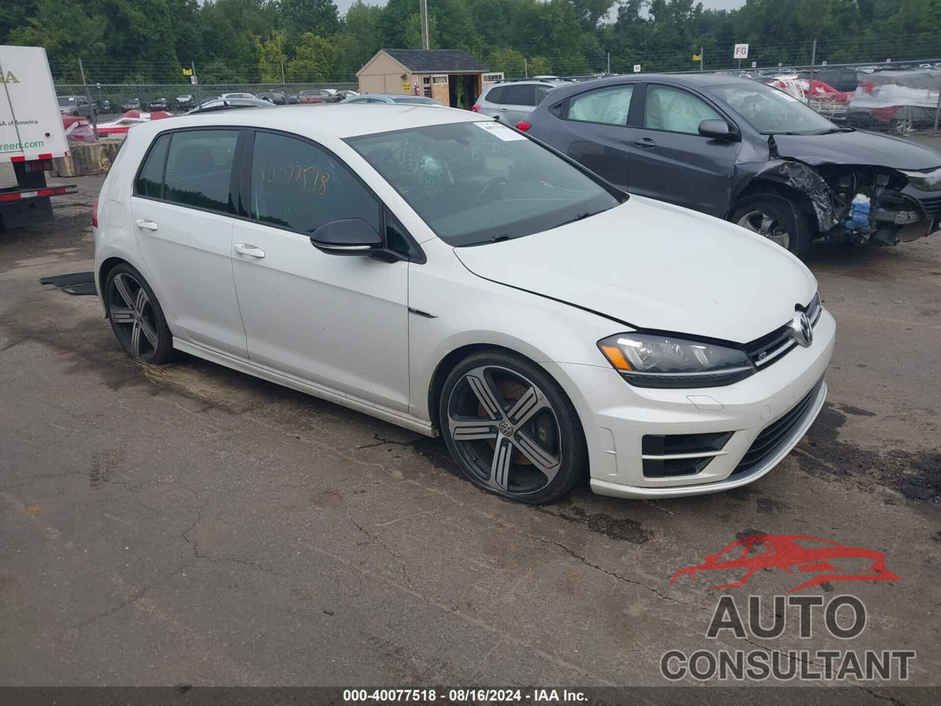 VOLKSWAGEN GOLF R 2016 - WVWUF7AU4GW009544