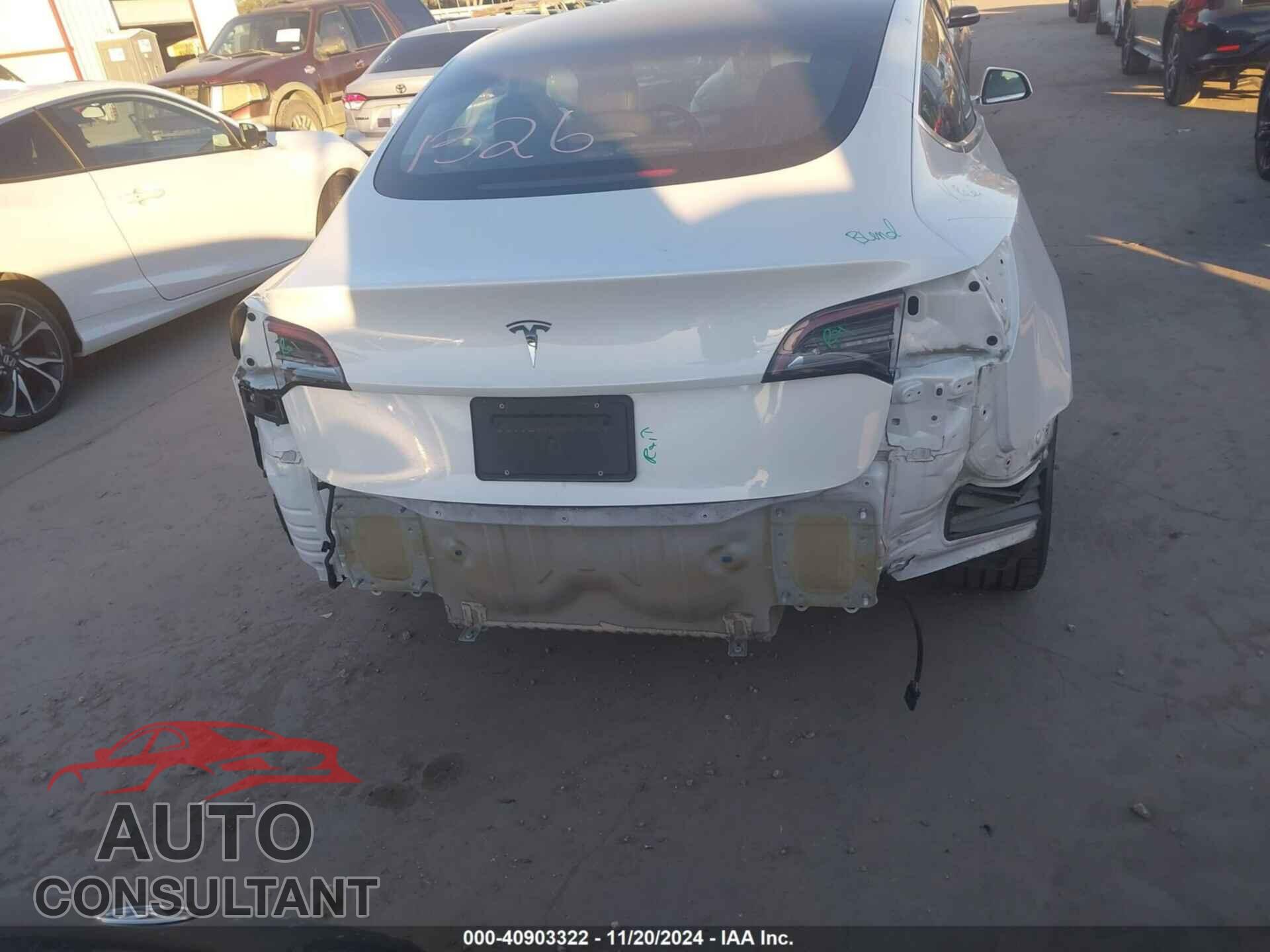 TESLA MODEL 3 2018 - 5YJ3E1EA5JF162344