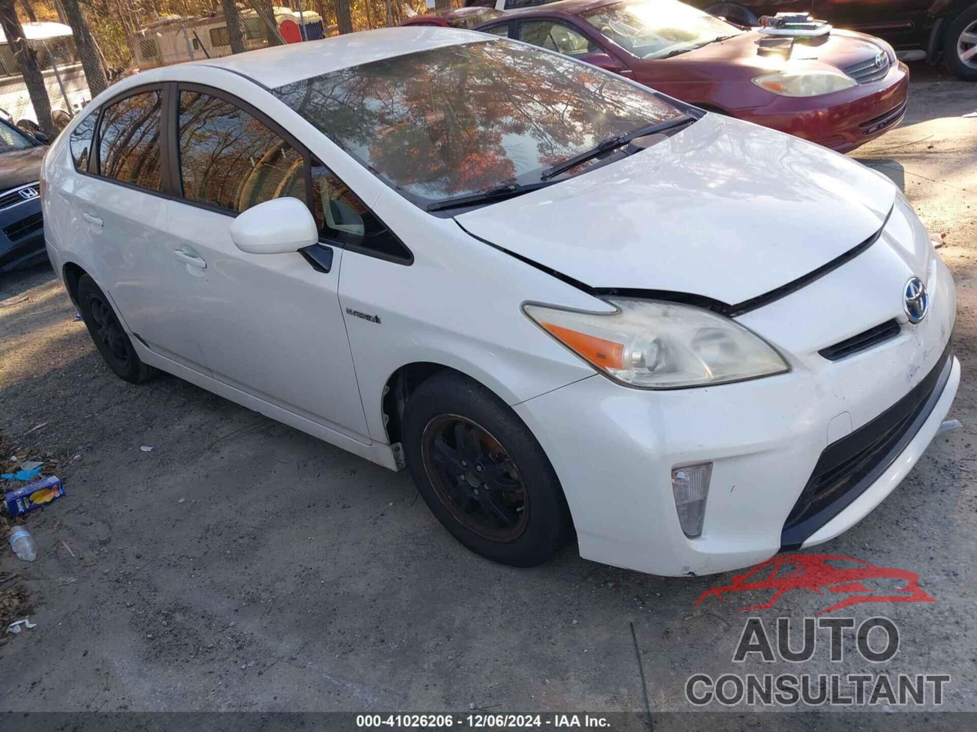 TOYOTA PRIUS 2012 - JTDKN3DU8C1522169
