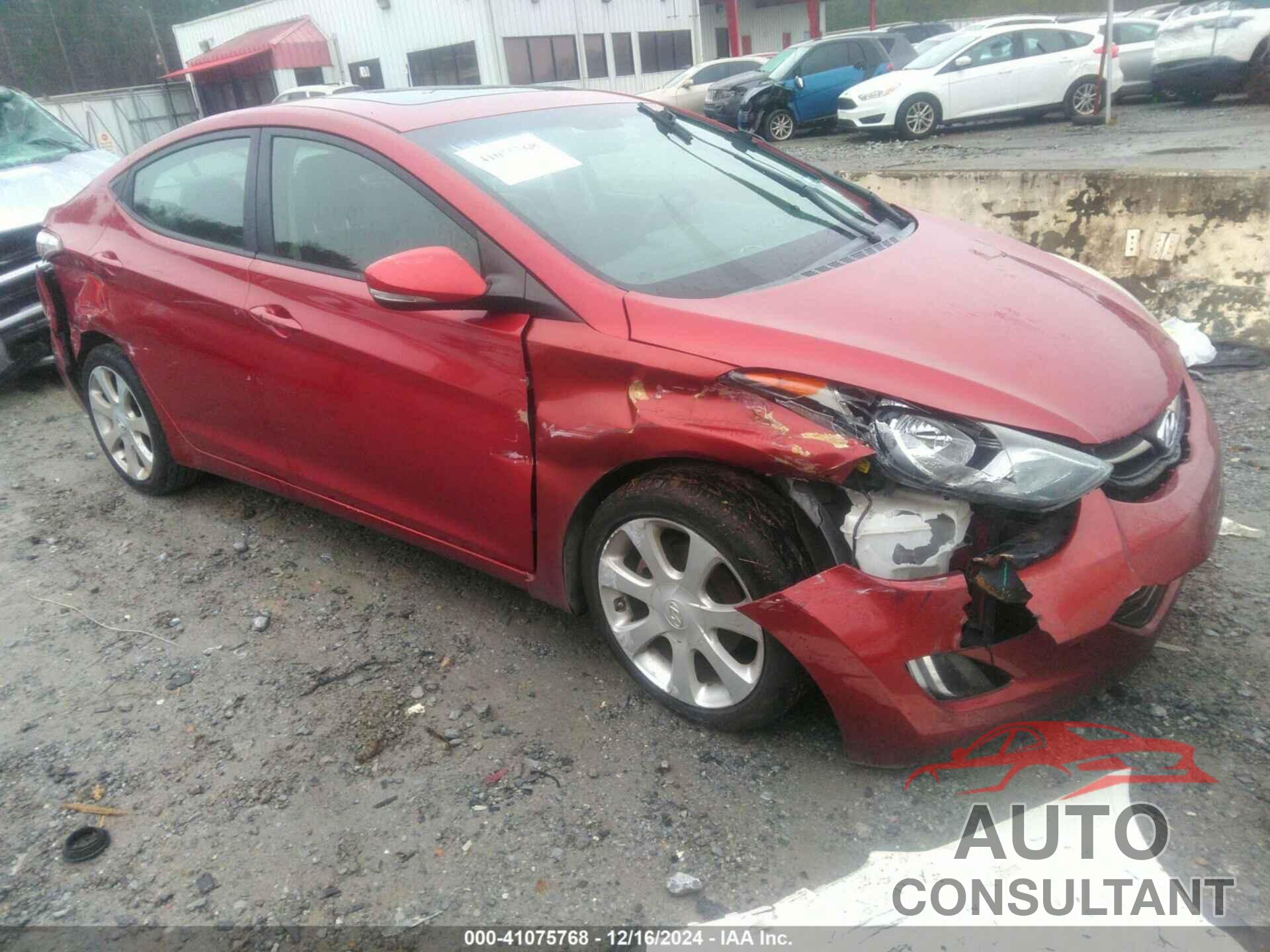 HYUNDAI ELANTRA 2011 - KMHDH4AE5BU149684